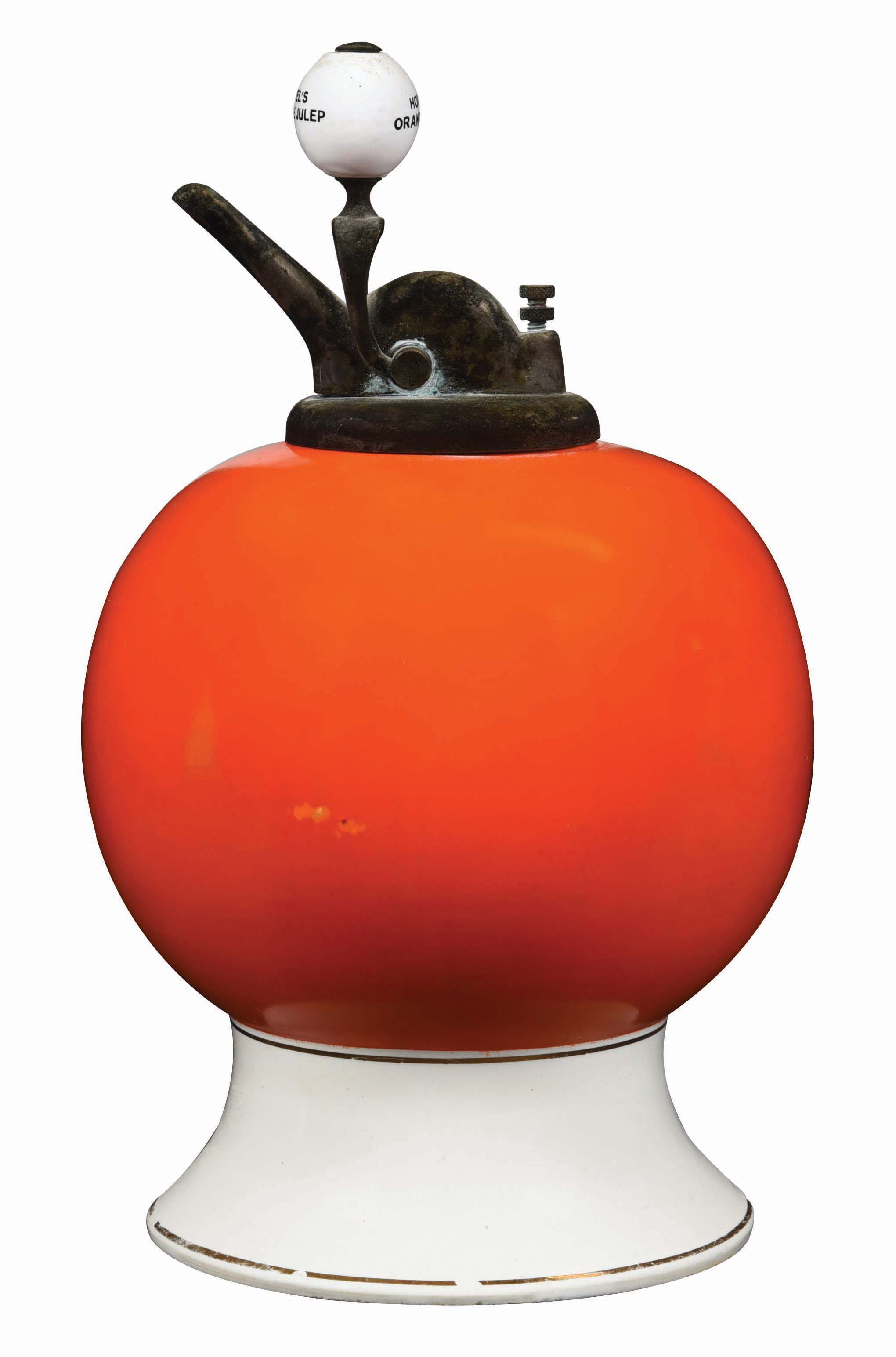 Lot Detail ORANGE JULEP SYRUP DISPENSER.
