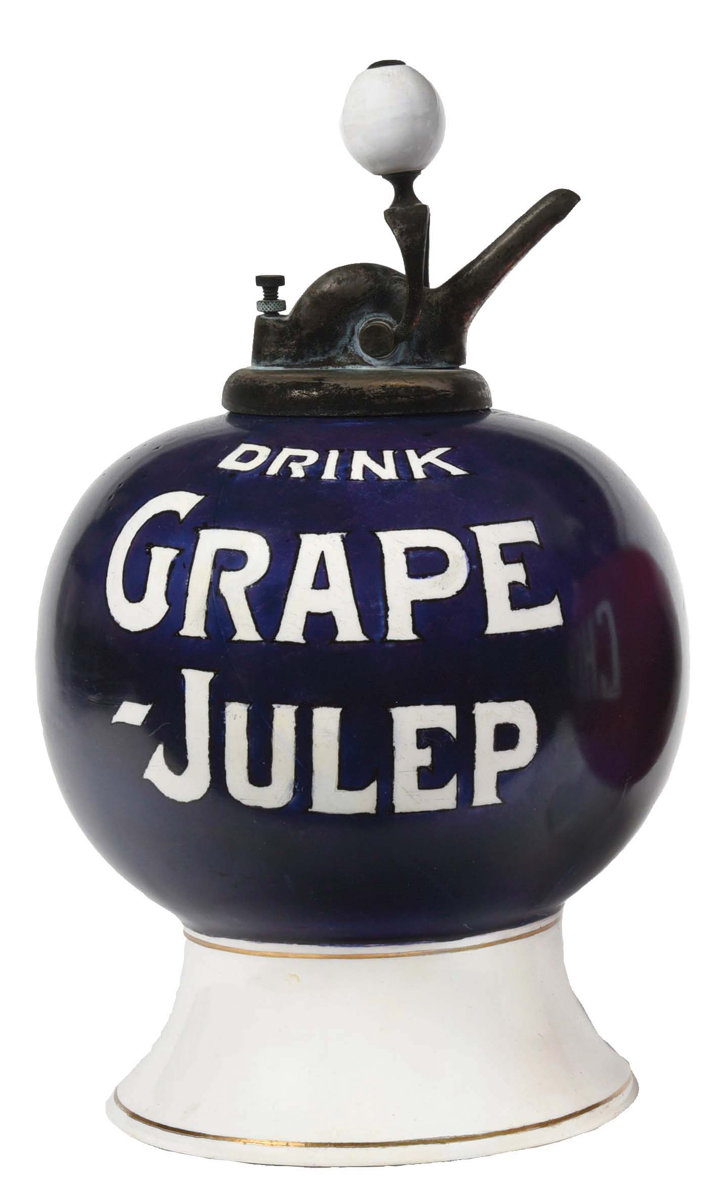 Lot Detail GRAPE JULEP SYRUP DISPENSER.
