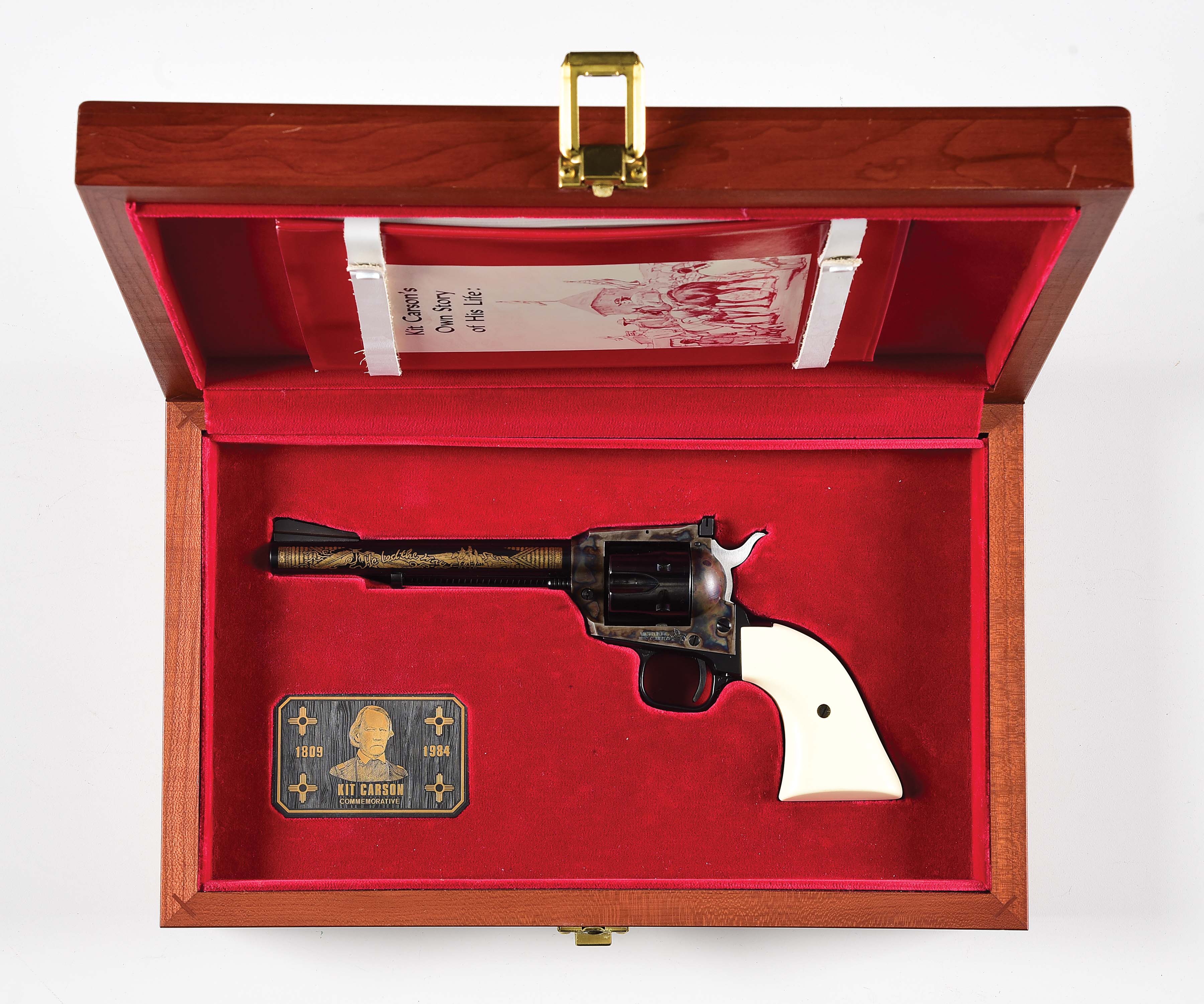 Lot Detail (M) COLT KIT CARSON COMMEMORATIVE .22 LR REVOLVER WITH