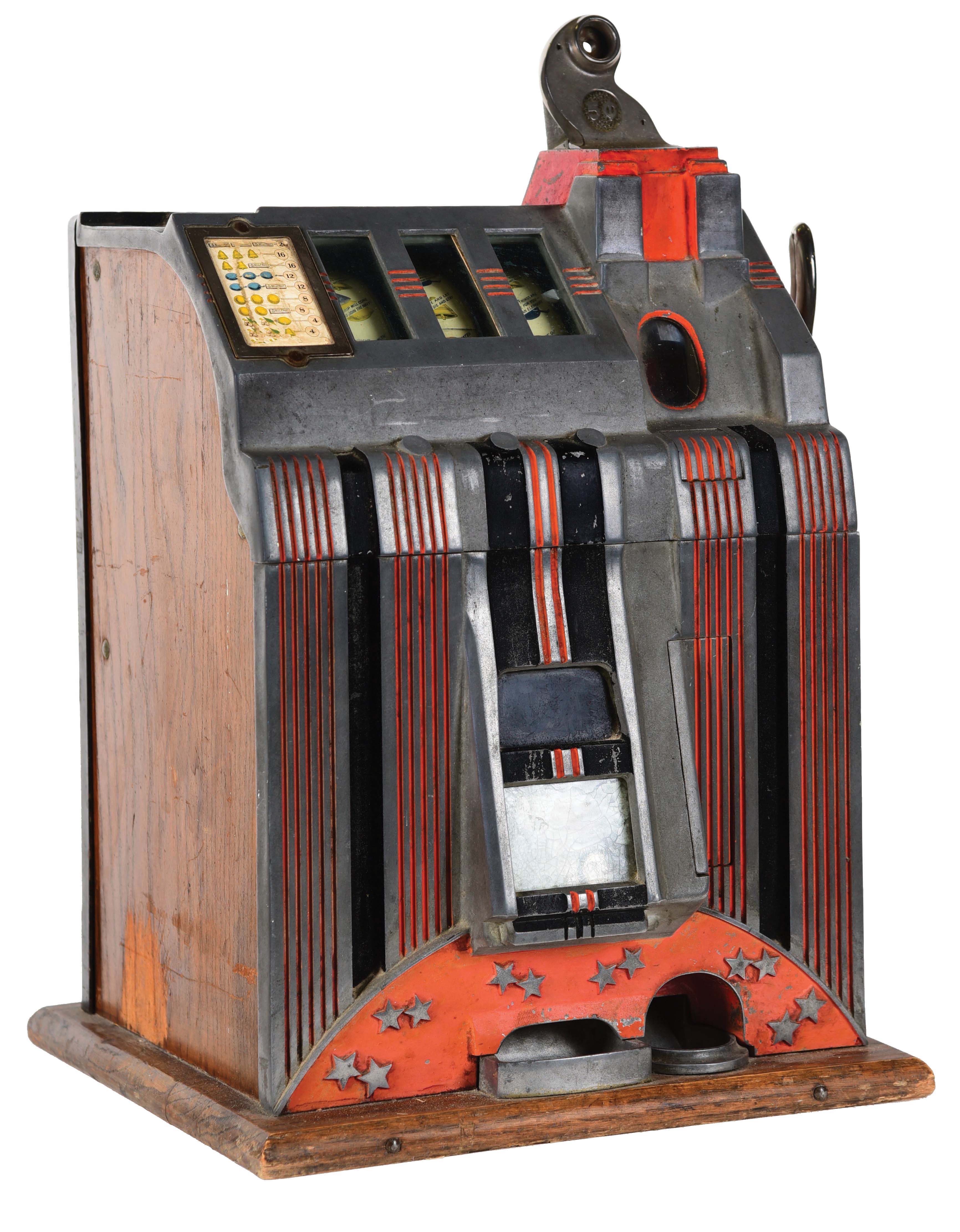 Lot Detail 5¢ MILLS NOVELTY CO. SKYSCRAPER SLOT MACHINE.