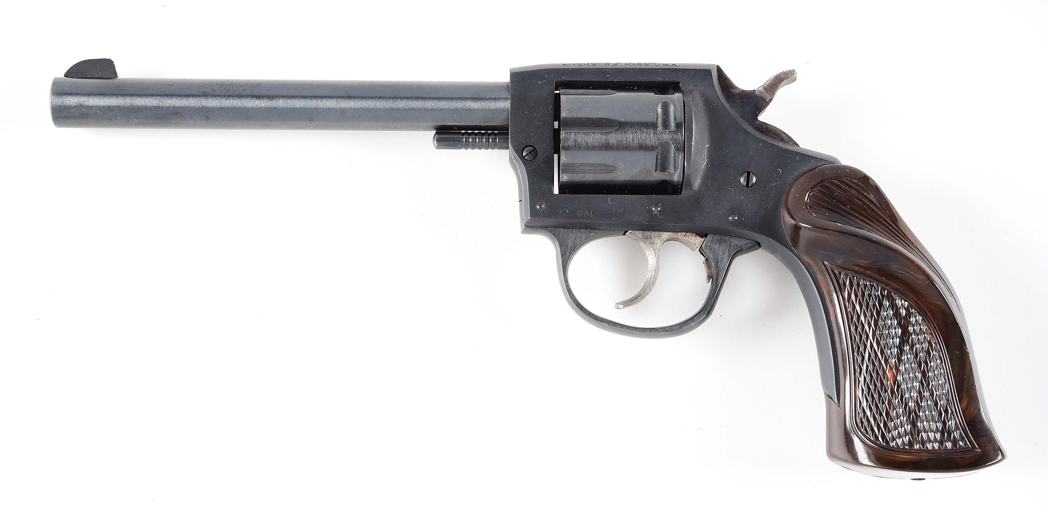 Lot Detail (C) IVER JOHNSON MODEL 55A TARGET DOUBLE ACTION REVOLVER.