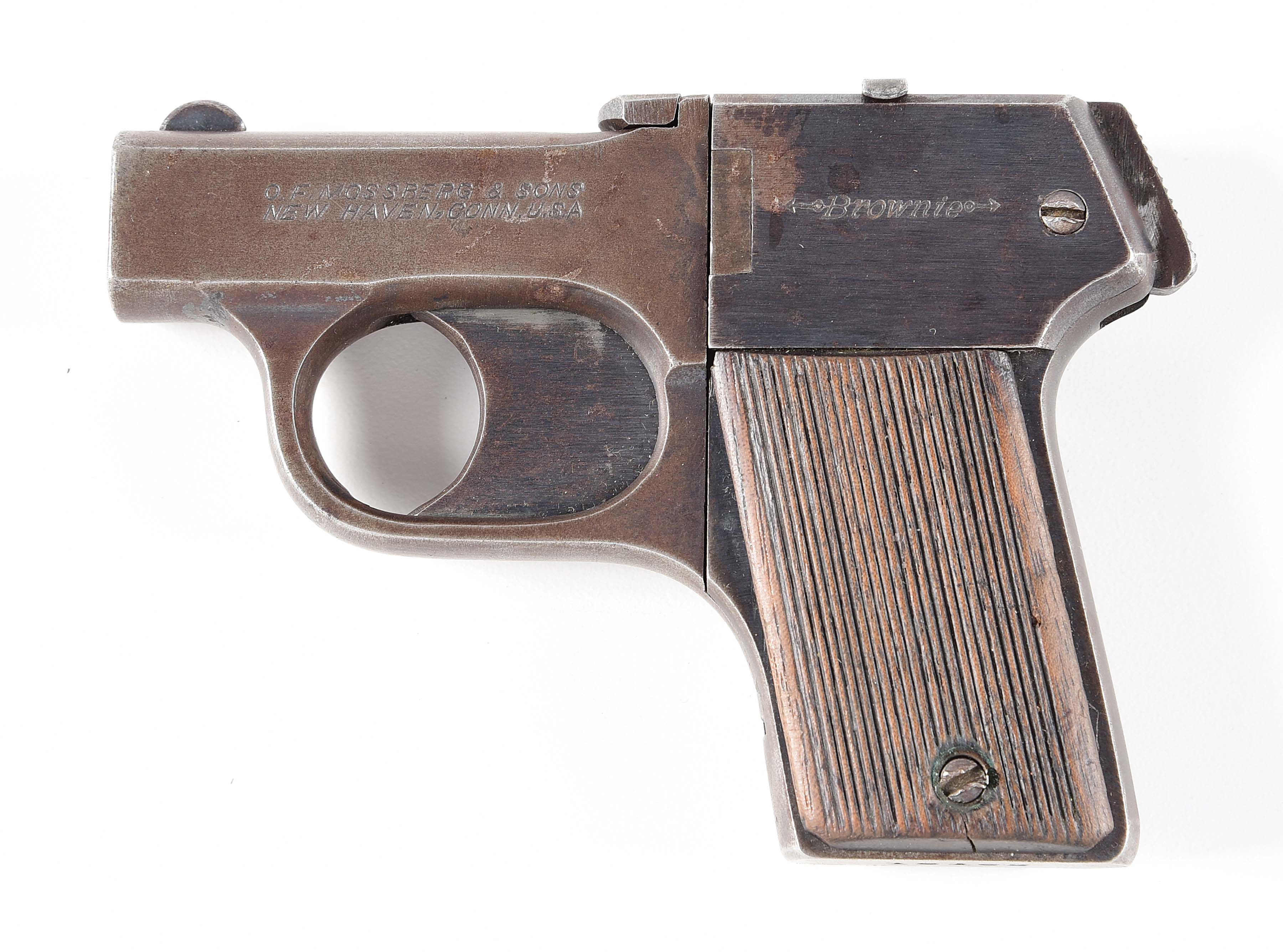 Lot Detail (C) O.F. MOSSBERG & SONS BROWNIE PEPPERBOX TYPE PISTOL.