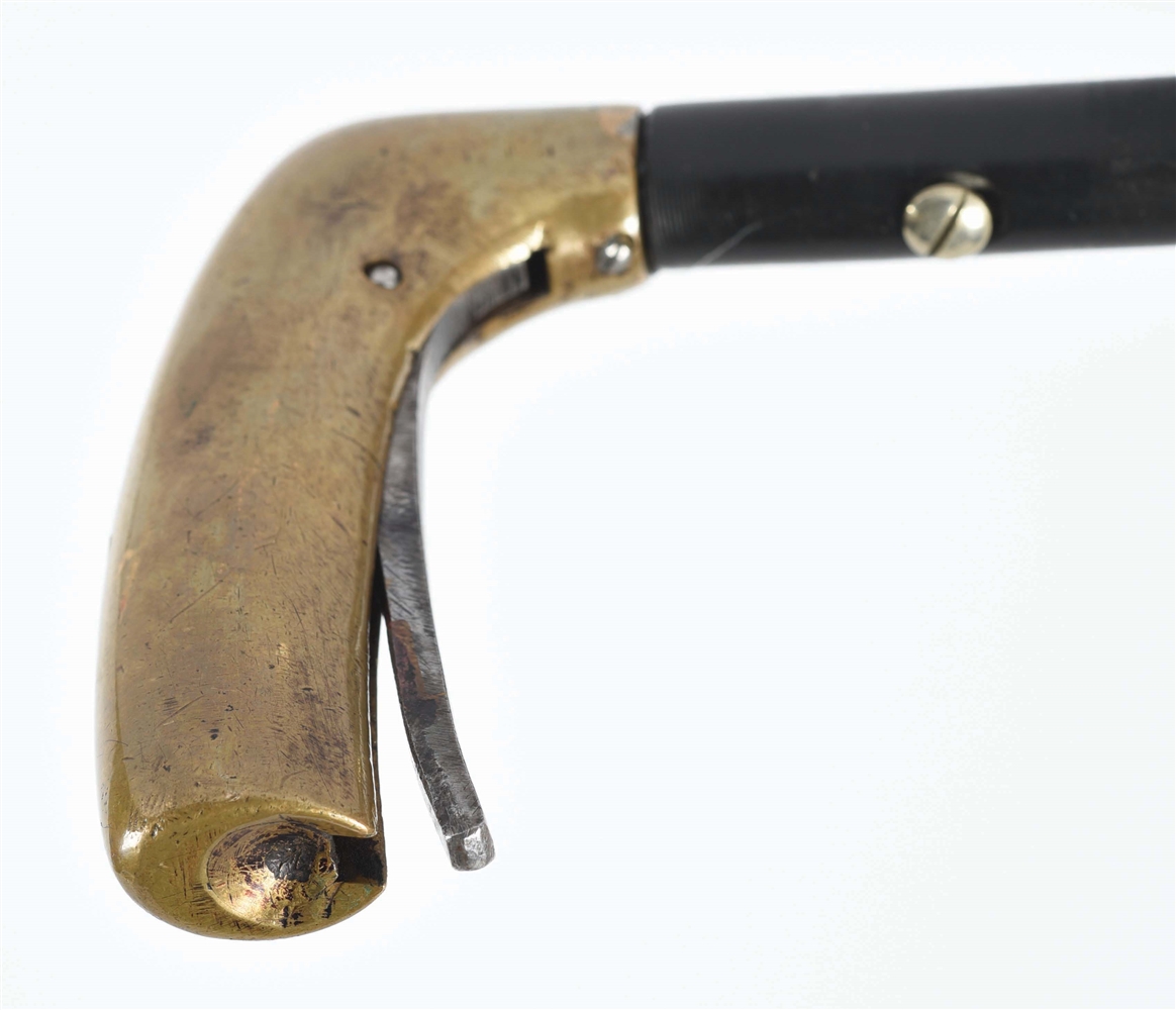 Lot Detail ANTIQUE GADGET .22 CALIBER GUN CANE.