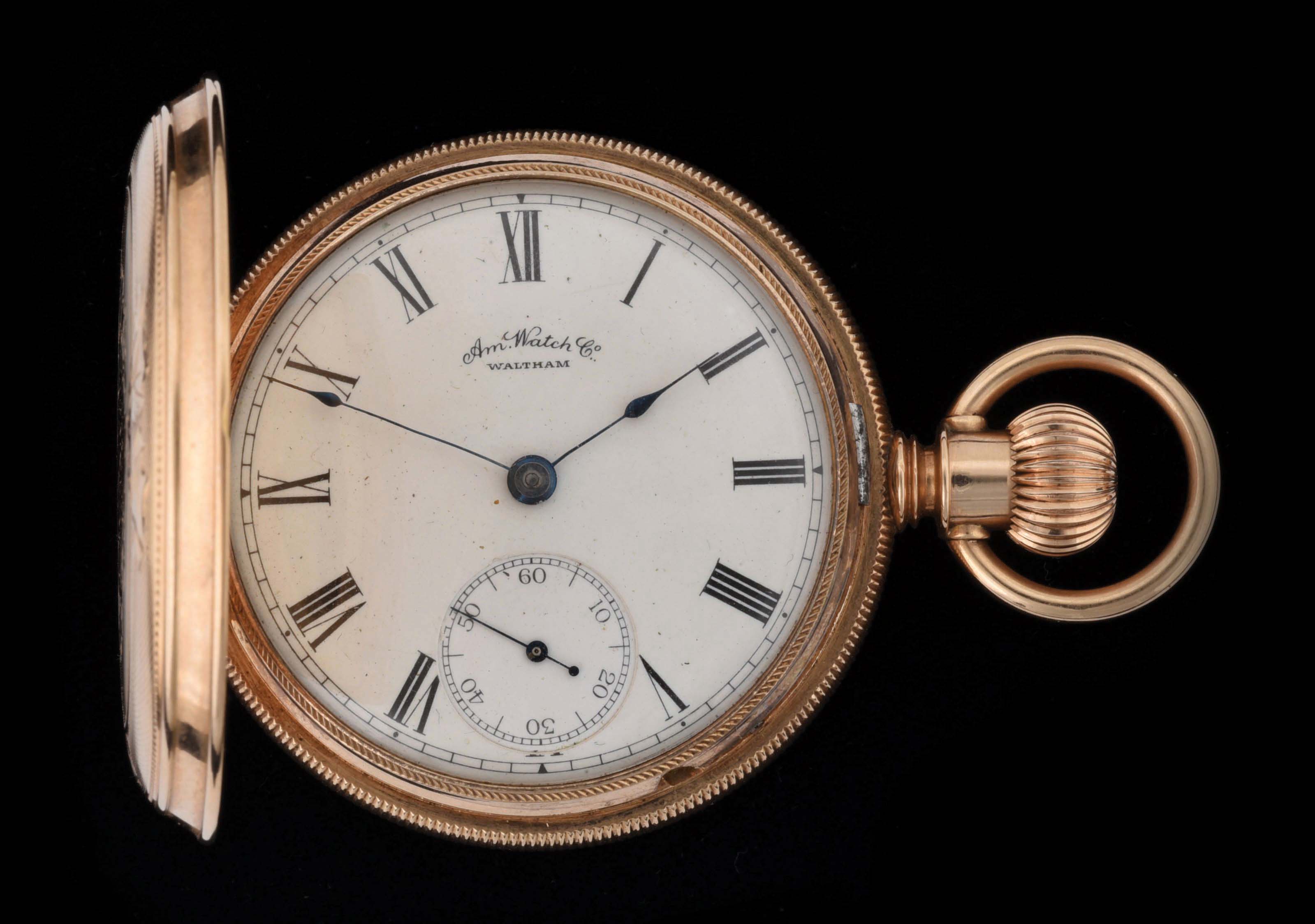 Lot Detail 14K GOLD AMERICAN WALTHAM H/C 18S POCKET WATCH, CIRCA 1889.