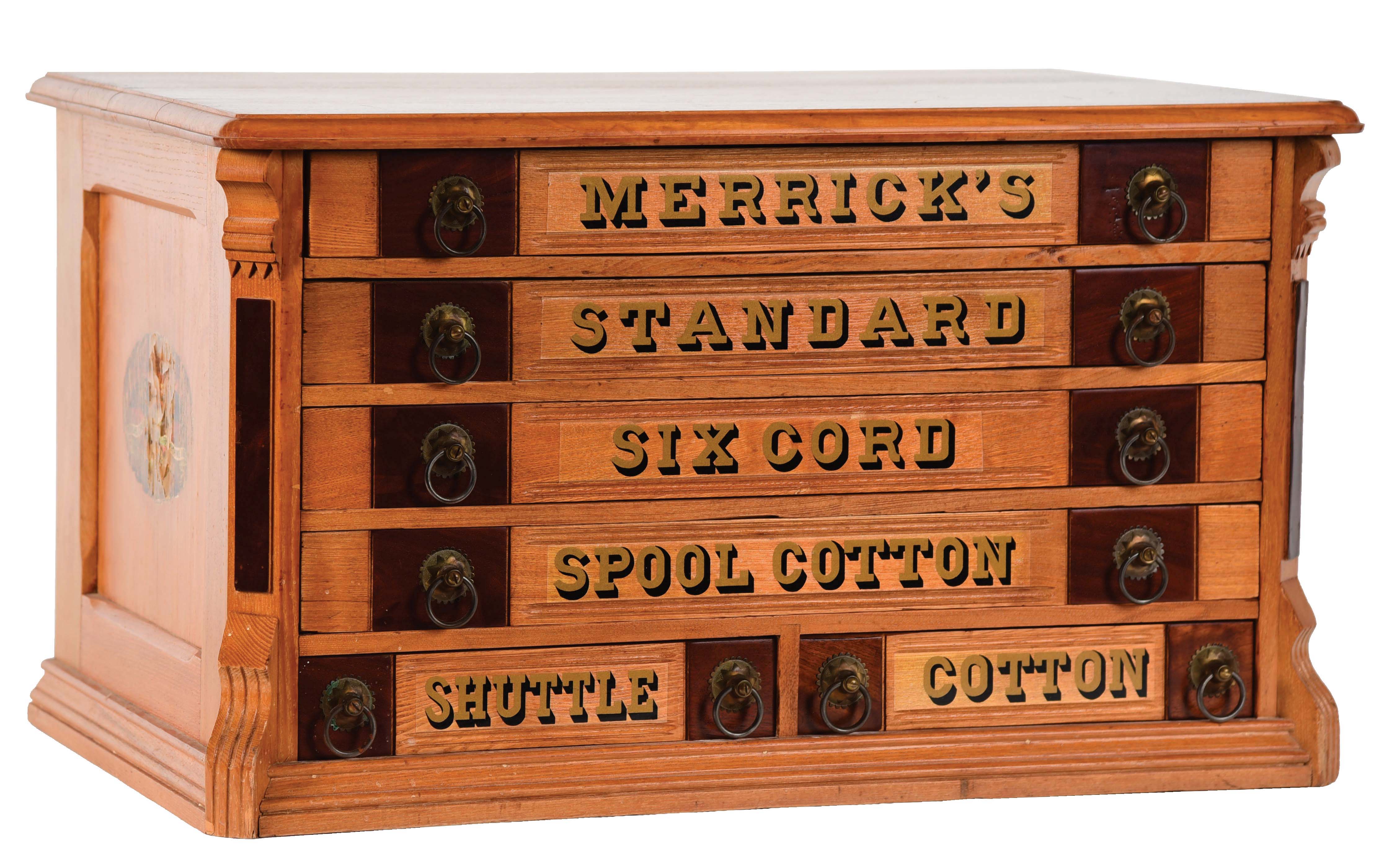 Lot Detail 6DRAWER MERRICK'S SPOOL