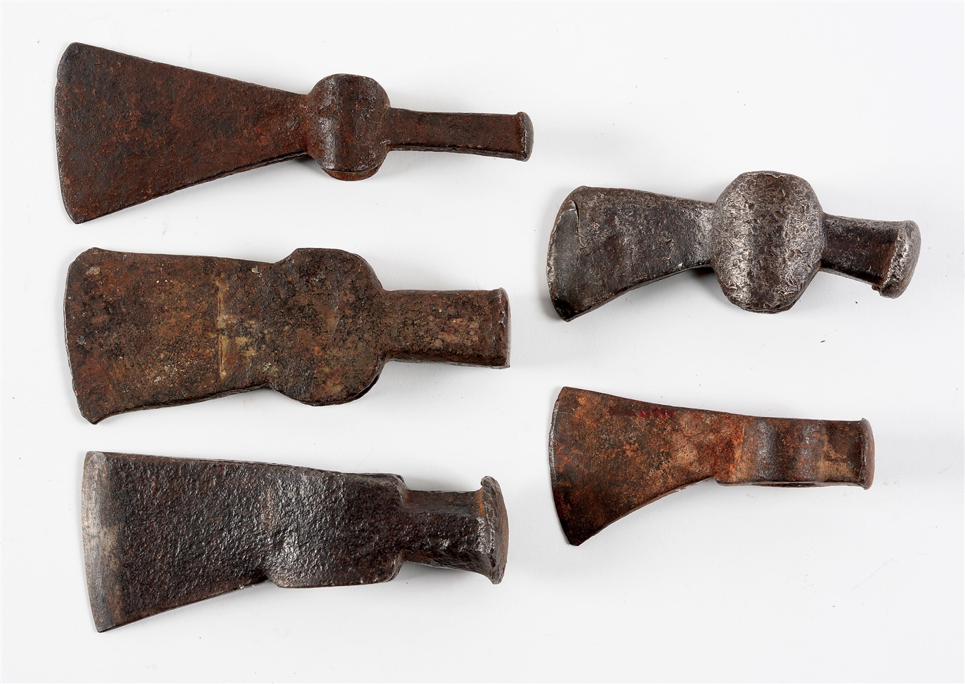 Lot Detail LOT OF 5 18TH CENTURY AX HEADS.