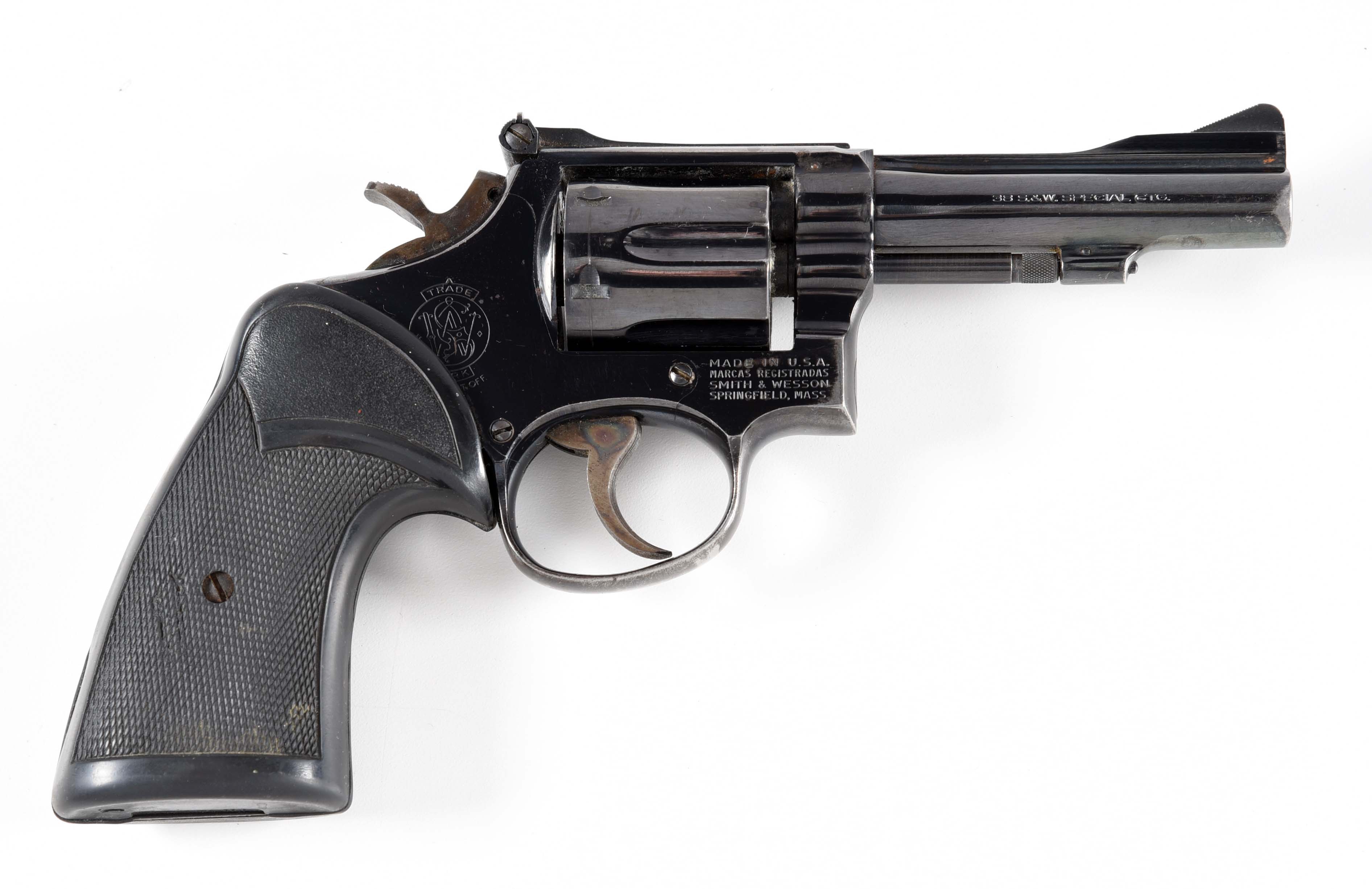 Lot Detail (M) SMITH & WESSON MODEL 153 DOUBLE ACTION .38 REVOLVER.