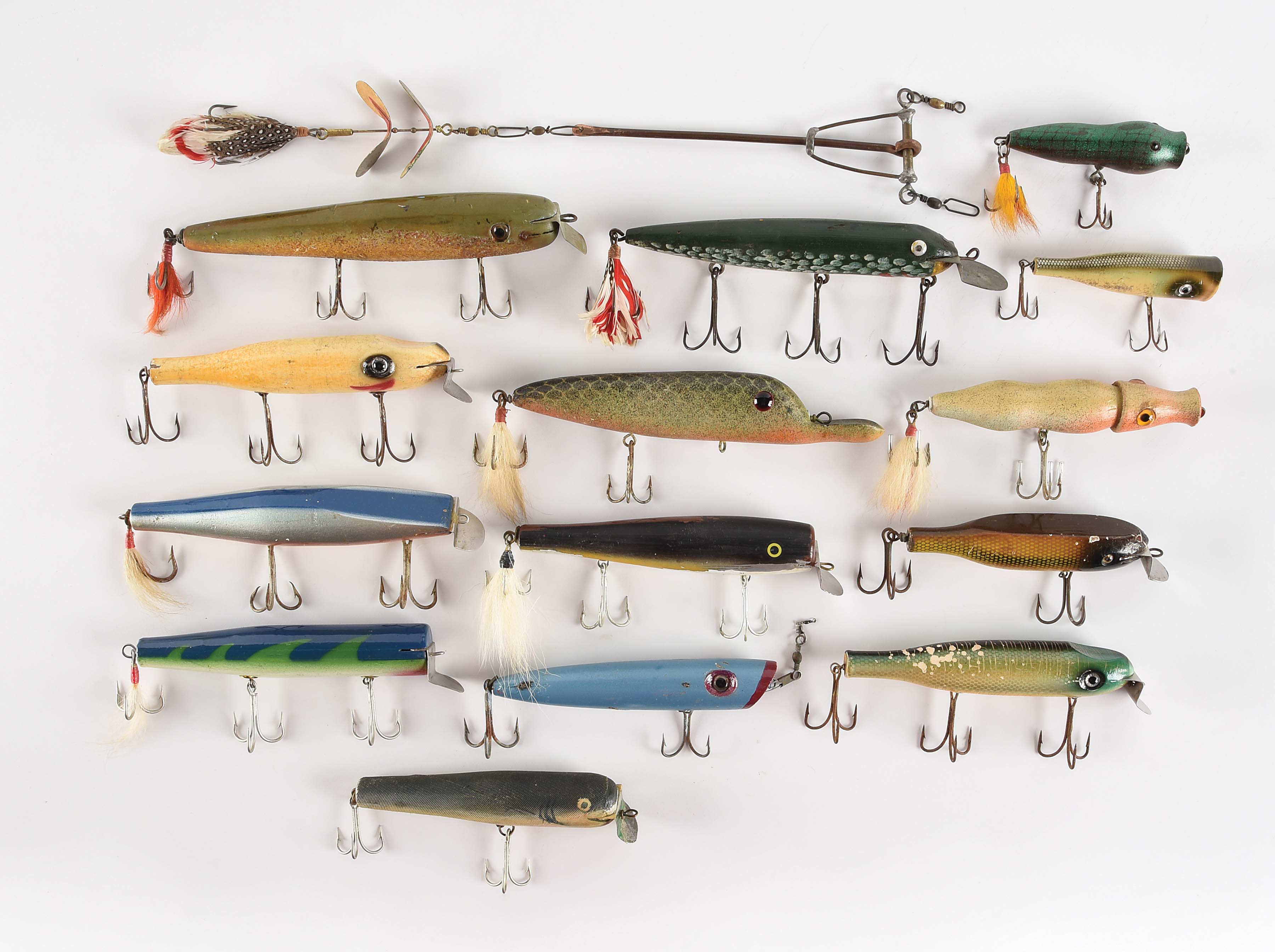 Lot Detail LARGE LOT OF FISHING LURES.
