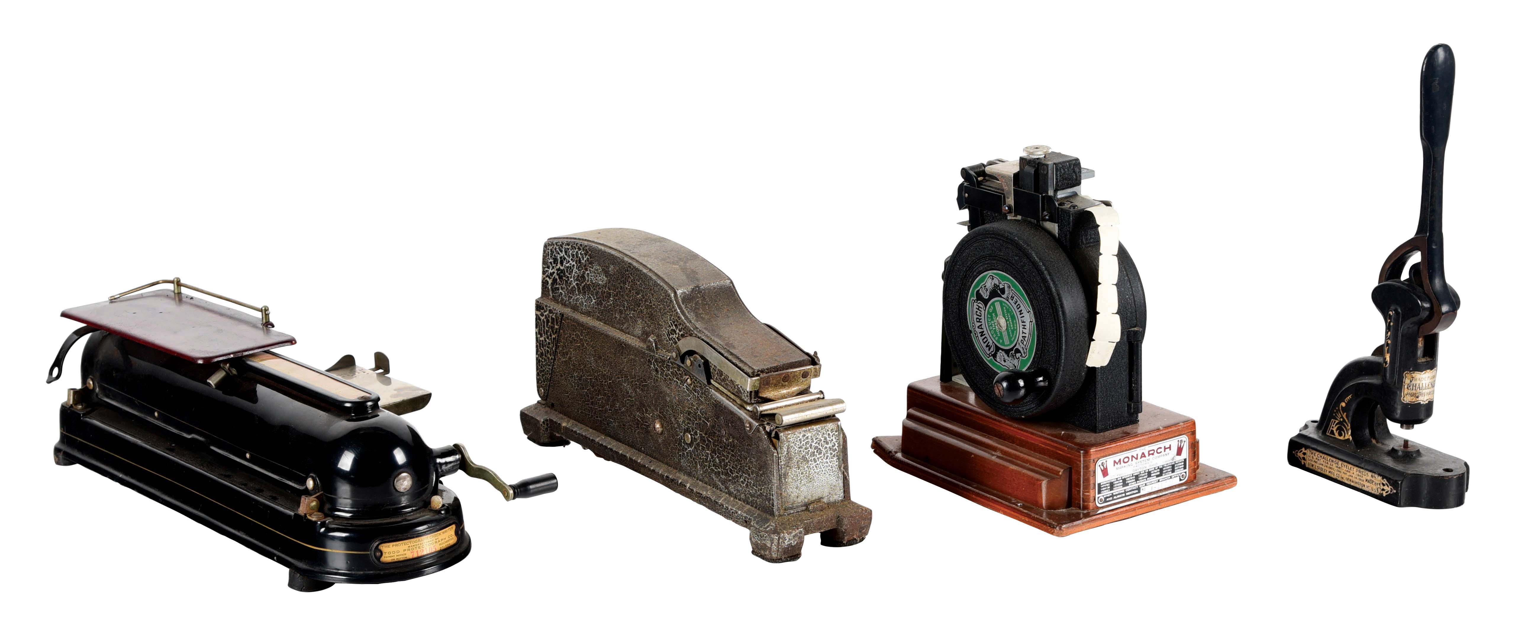 Lot Detail LOT OF 4 EARLY OFFICE MACHINES.