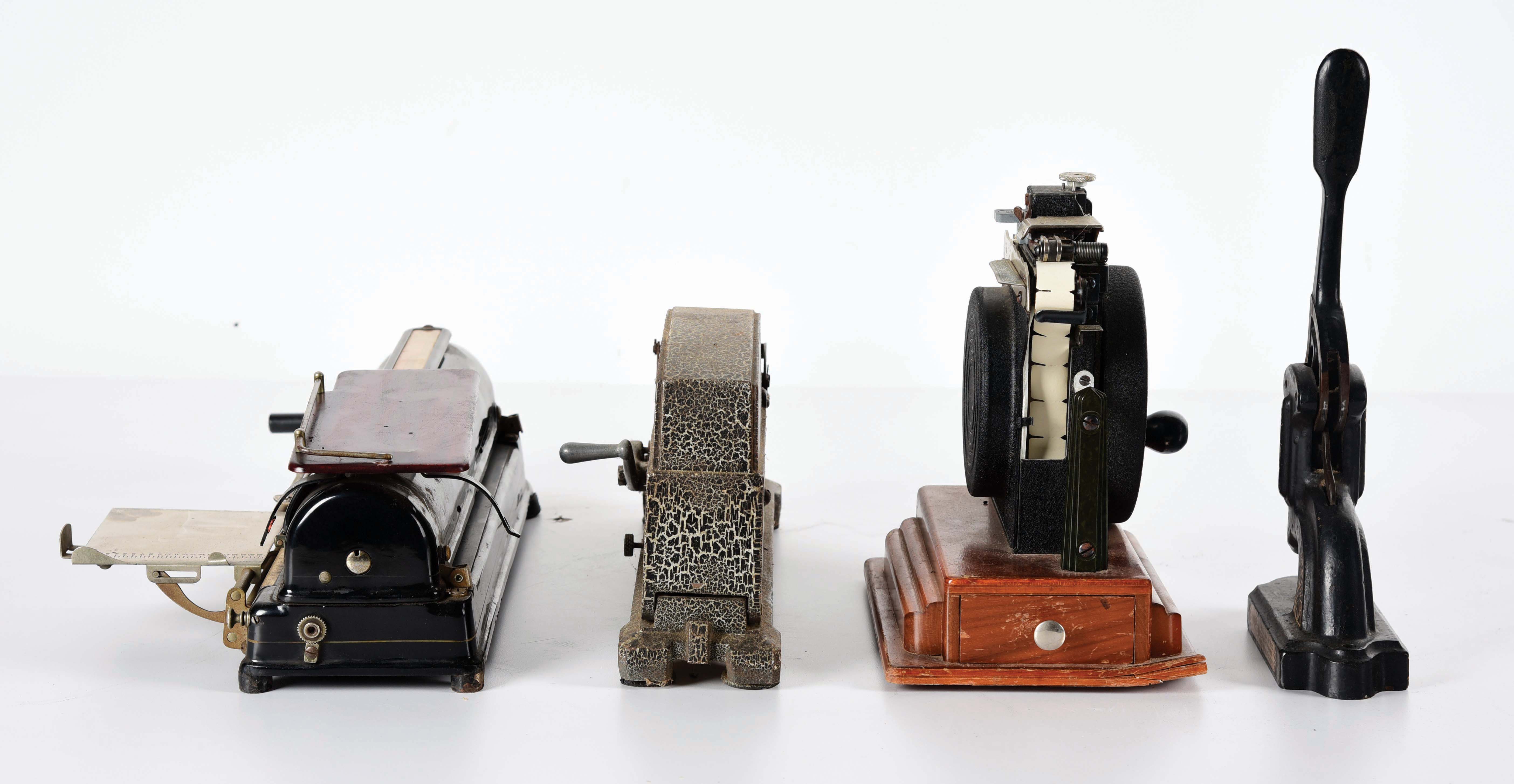 Lot Detail LOT OF 4 EARLY OFFICE MACHINES.