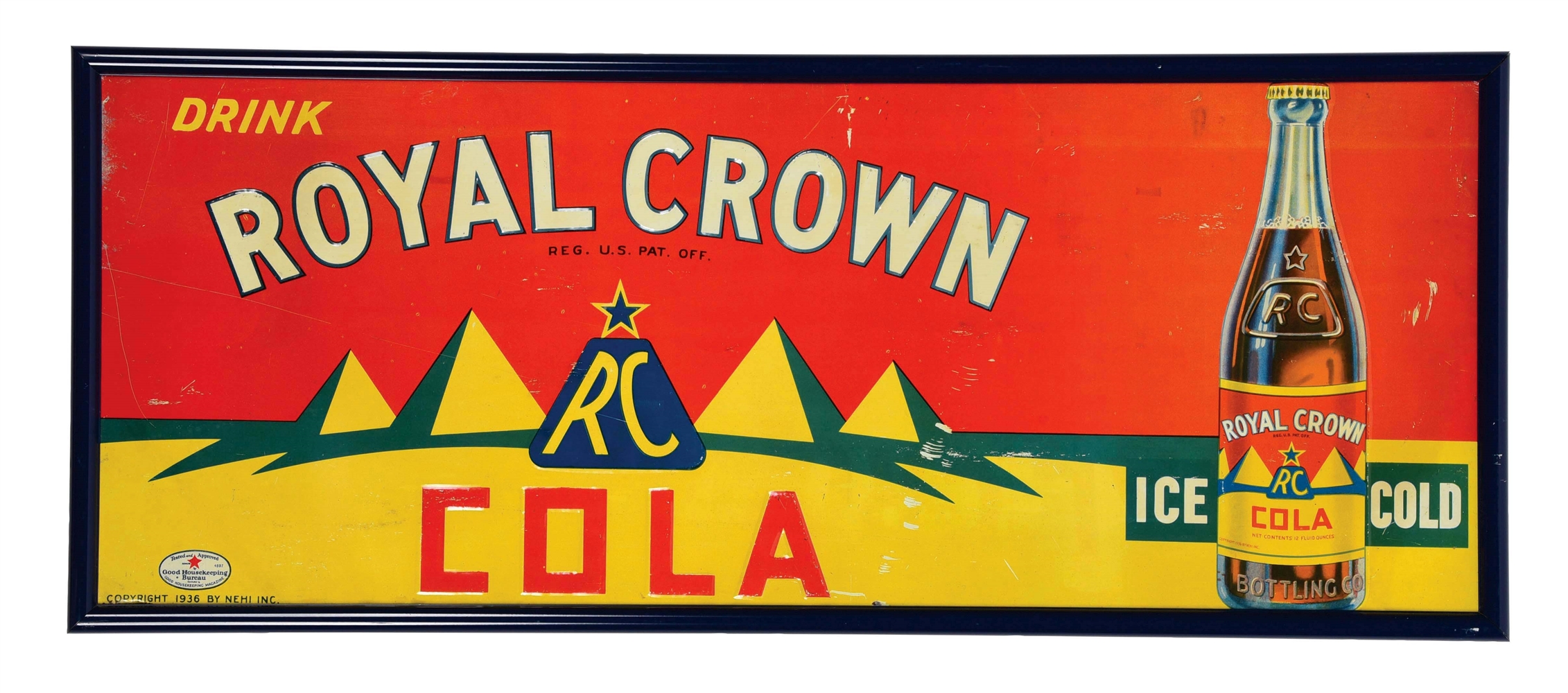 Lot Detail ROYAL CROWN COLA SIGN.