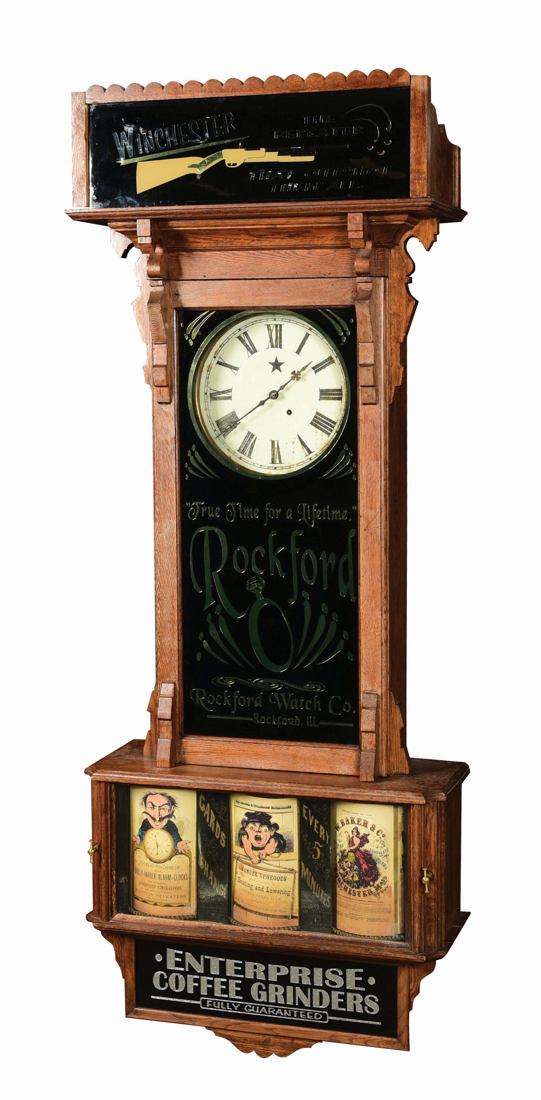 Lot Detail MONUMENTAL SYDNEY ADVERTISING CLOCK.