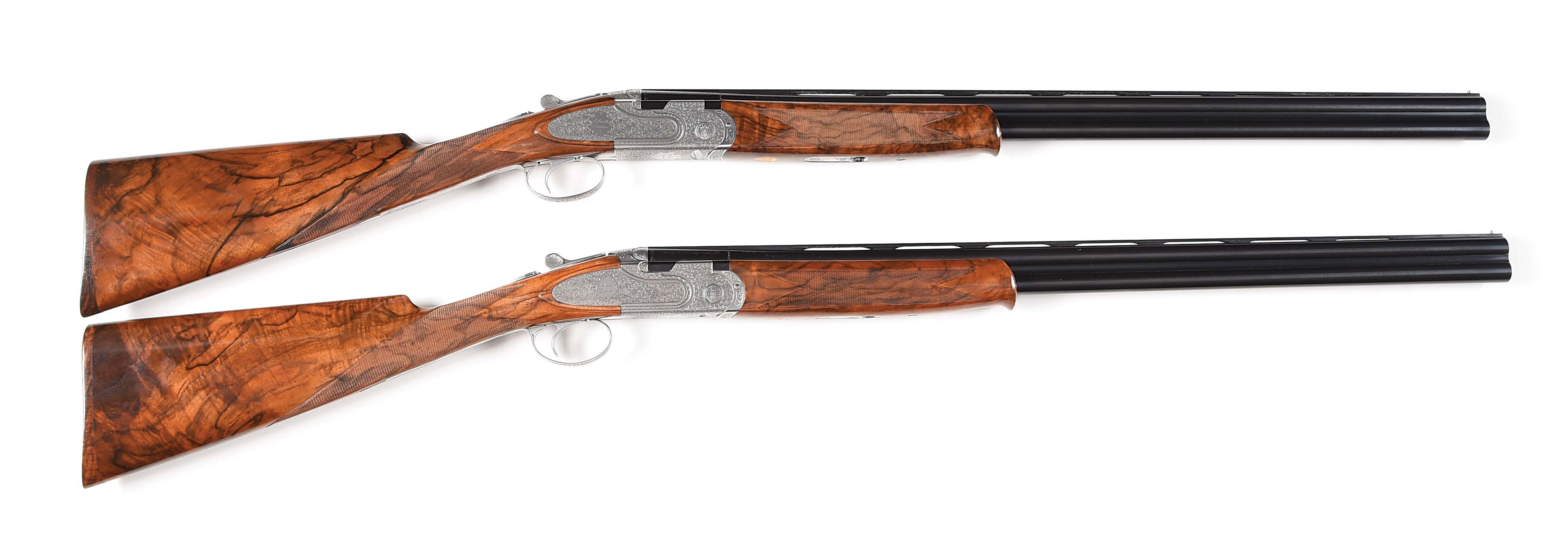 Lot Detail (M) CASE PAIR P. BERETTA JUBILEE 20 BORE SHOTGUNS.