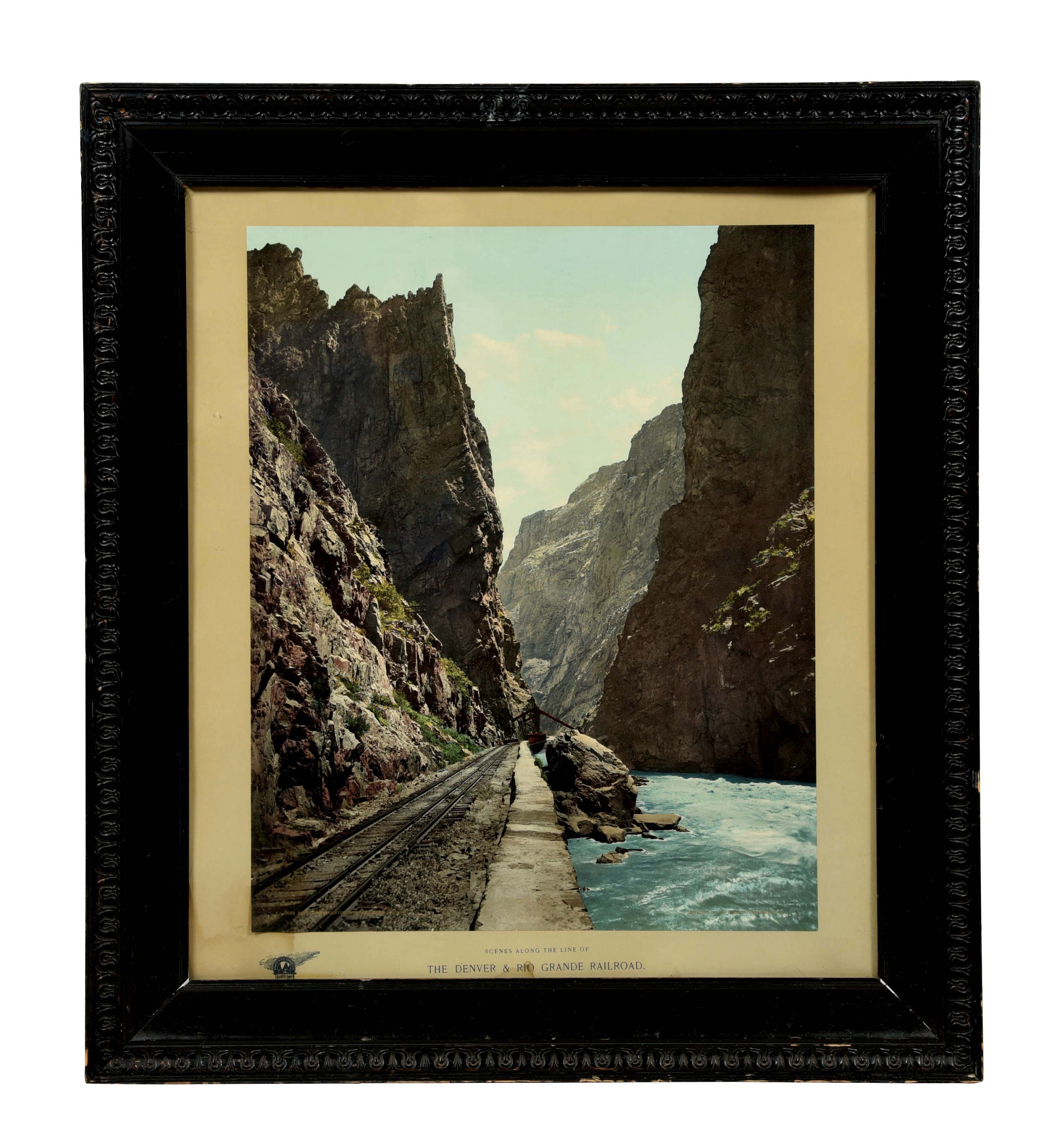 Lot Detail FRAMED DENVER AND RIO GRANDE.