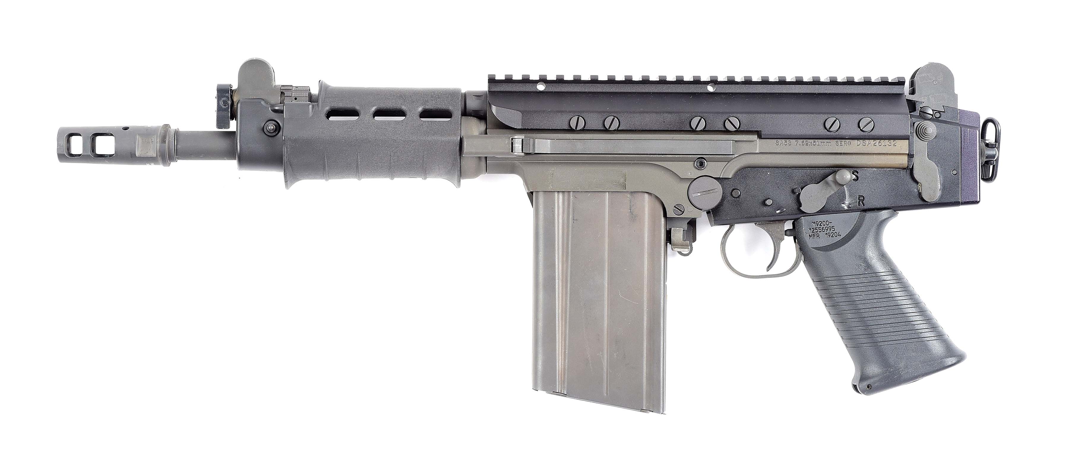 (M) DSA SA58 FAL 7.62X51MM SEMIAUTOMATIC PISTOL. auctions & price