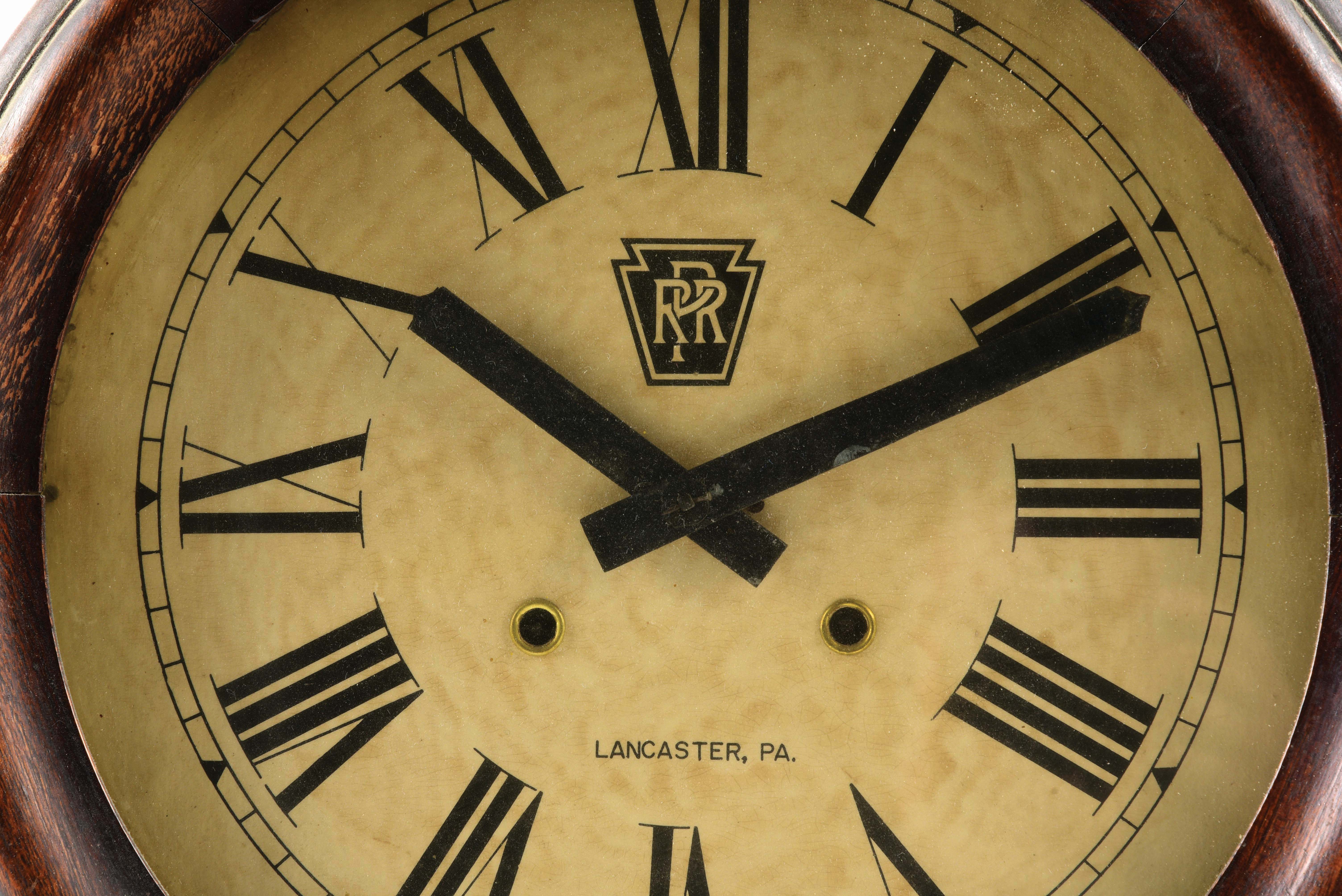 Lot Detail PENNSYLVANIA RAILROAD STATION CLOCK.