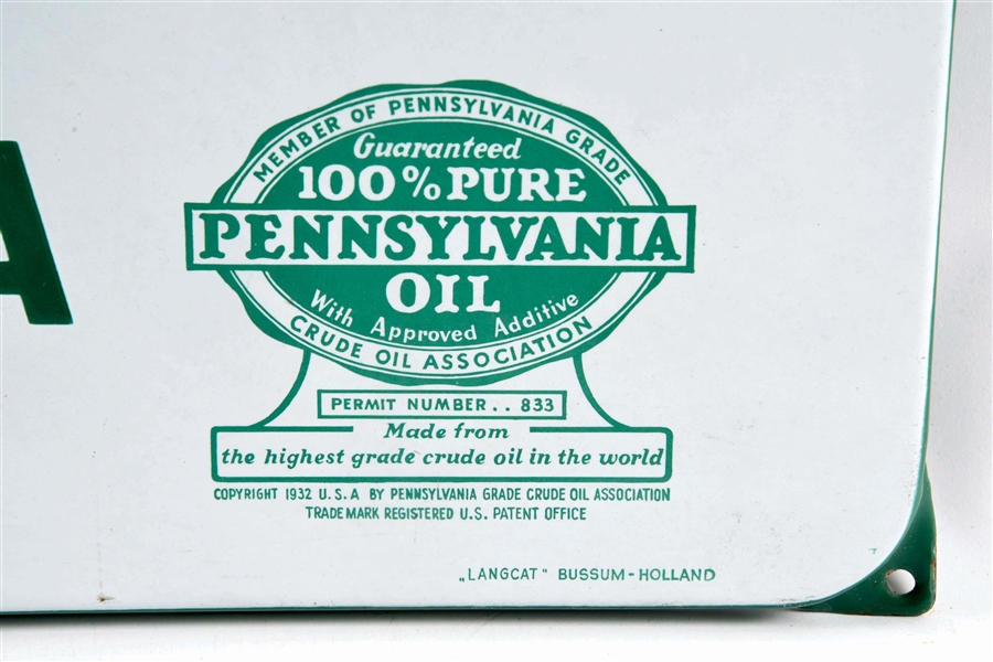 Lot Detail WHITE HORSE MOTOR OIL PORCELAIN SIGN W/ HORSE GRAPHIC.