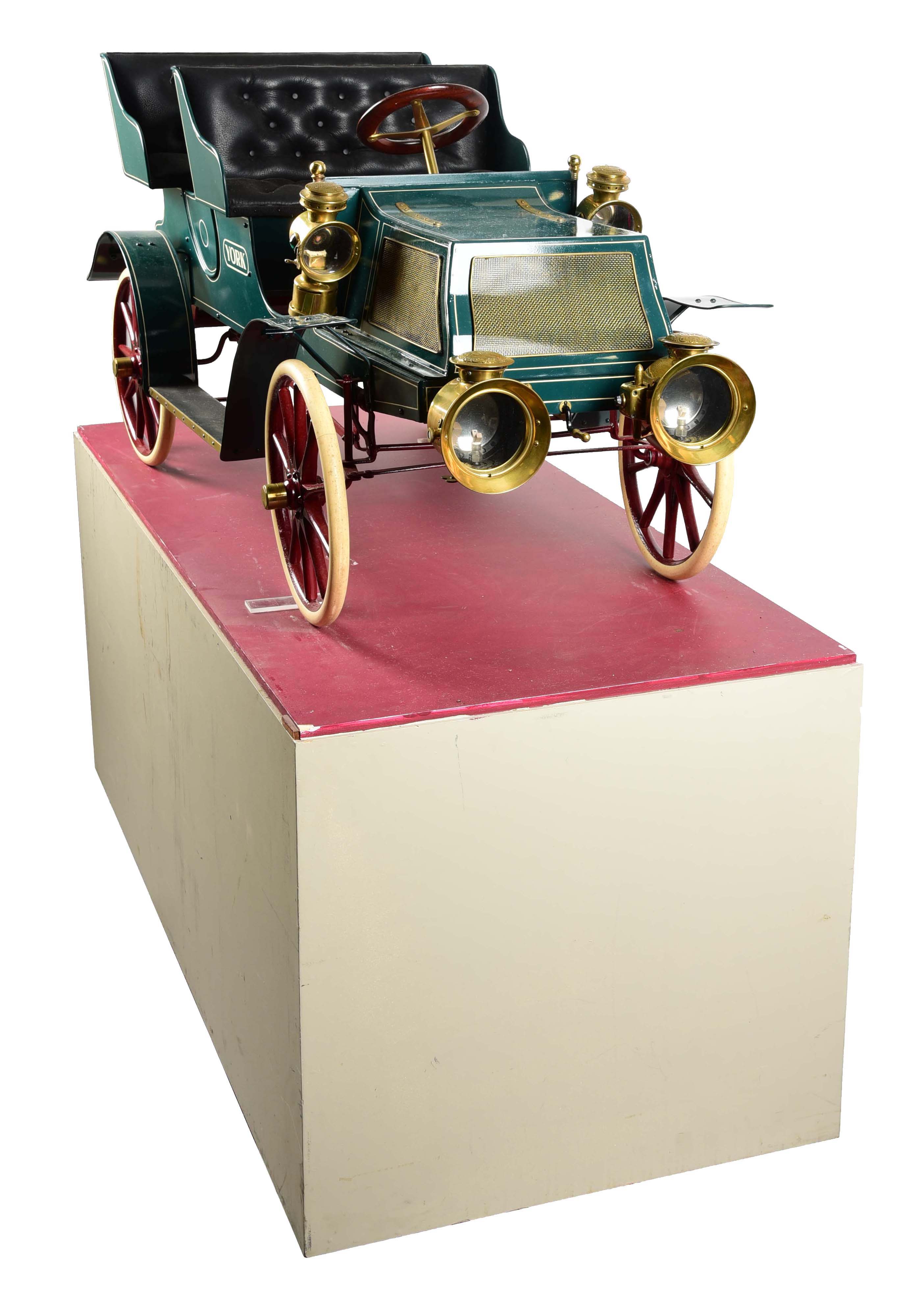 1/3 SCALE METAL MODEL OF THE YORK CAR. auctions & price archive