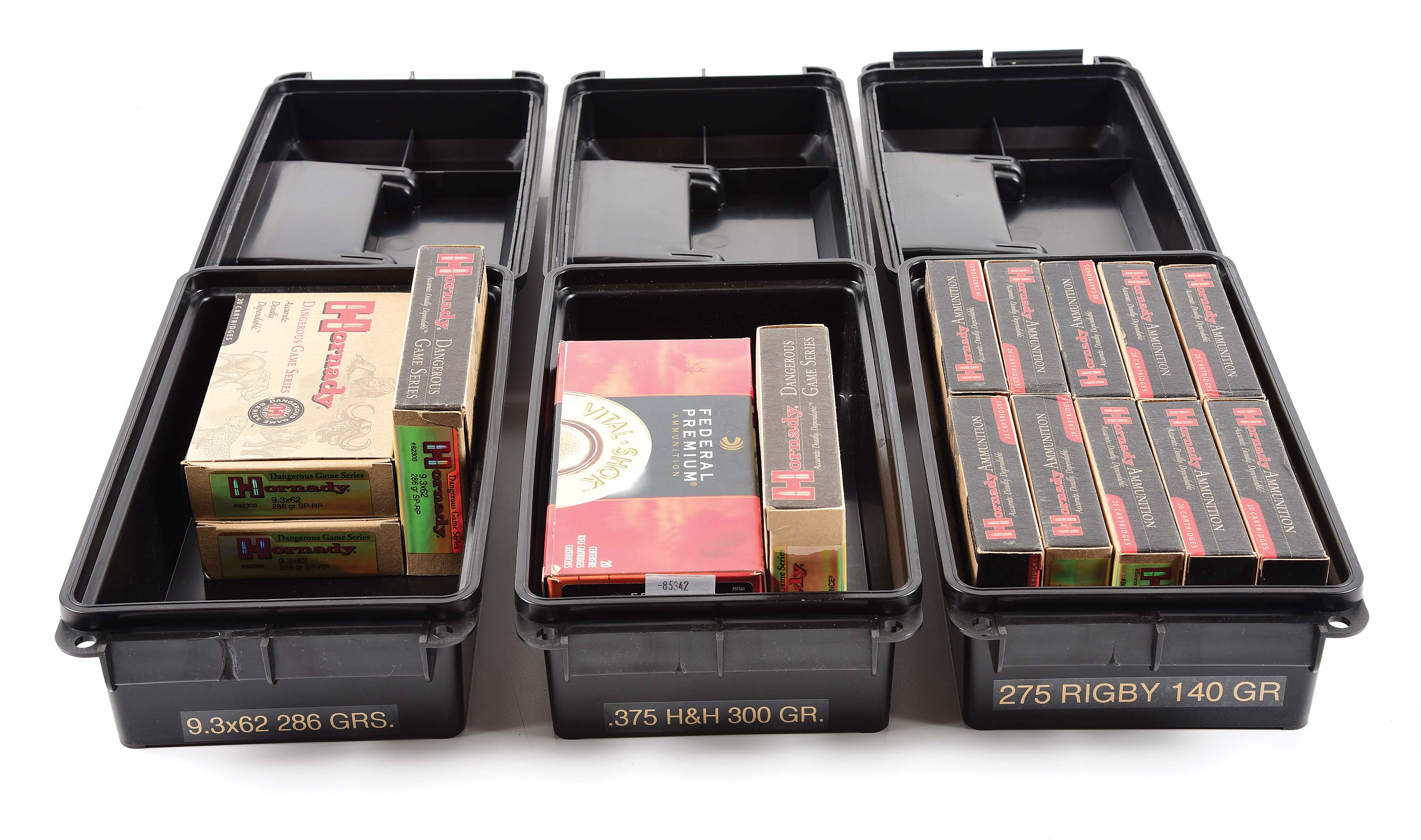 Lot Detail LOT OF 3 PREMIUM EUROPEAN HUNTING CARTRIDGES .275 RIGBY