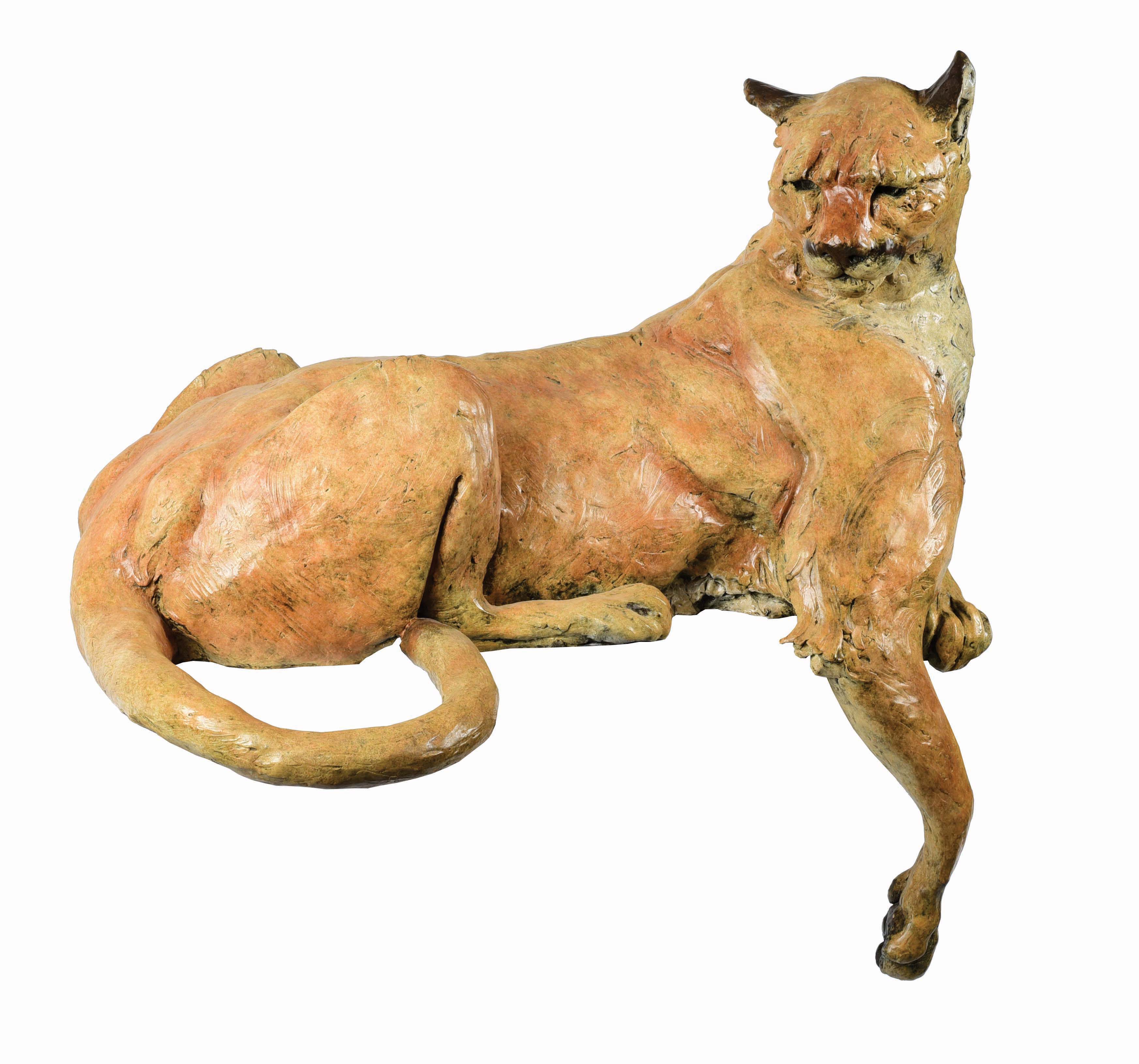 Lot Detail BEAUTIFUL BRONZE MOUNTAIN LION FROM FAMED ARTIST CAROL