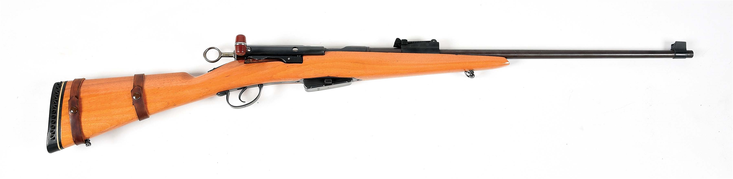 Swiss "K11" sporterized military rifle with blued metal... Barnebys