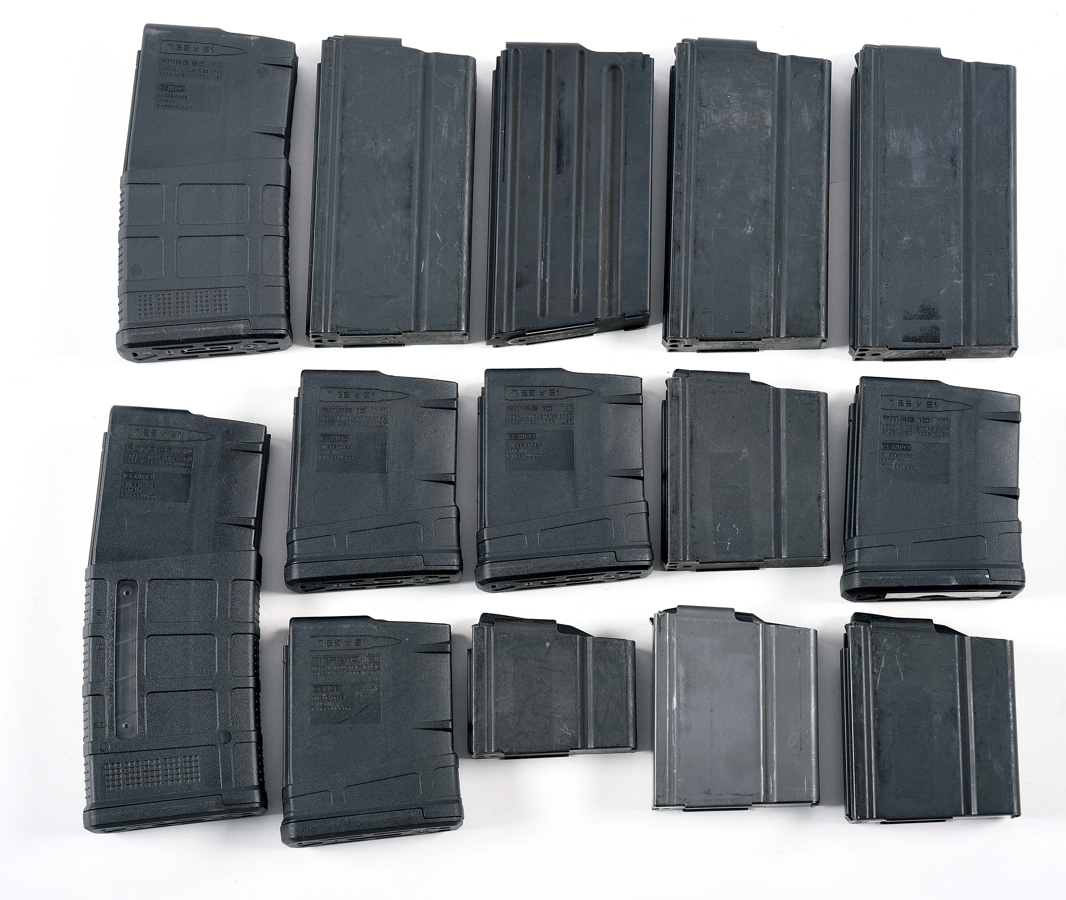 Lot Detail LARGE LOT OF AR10 MAGAZINES.