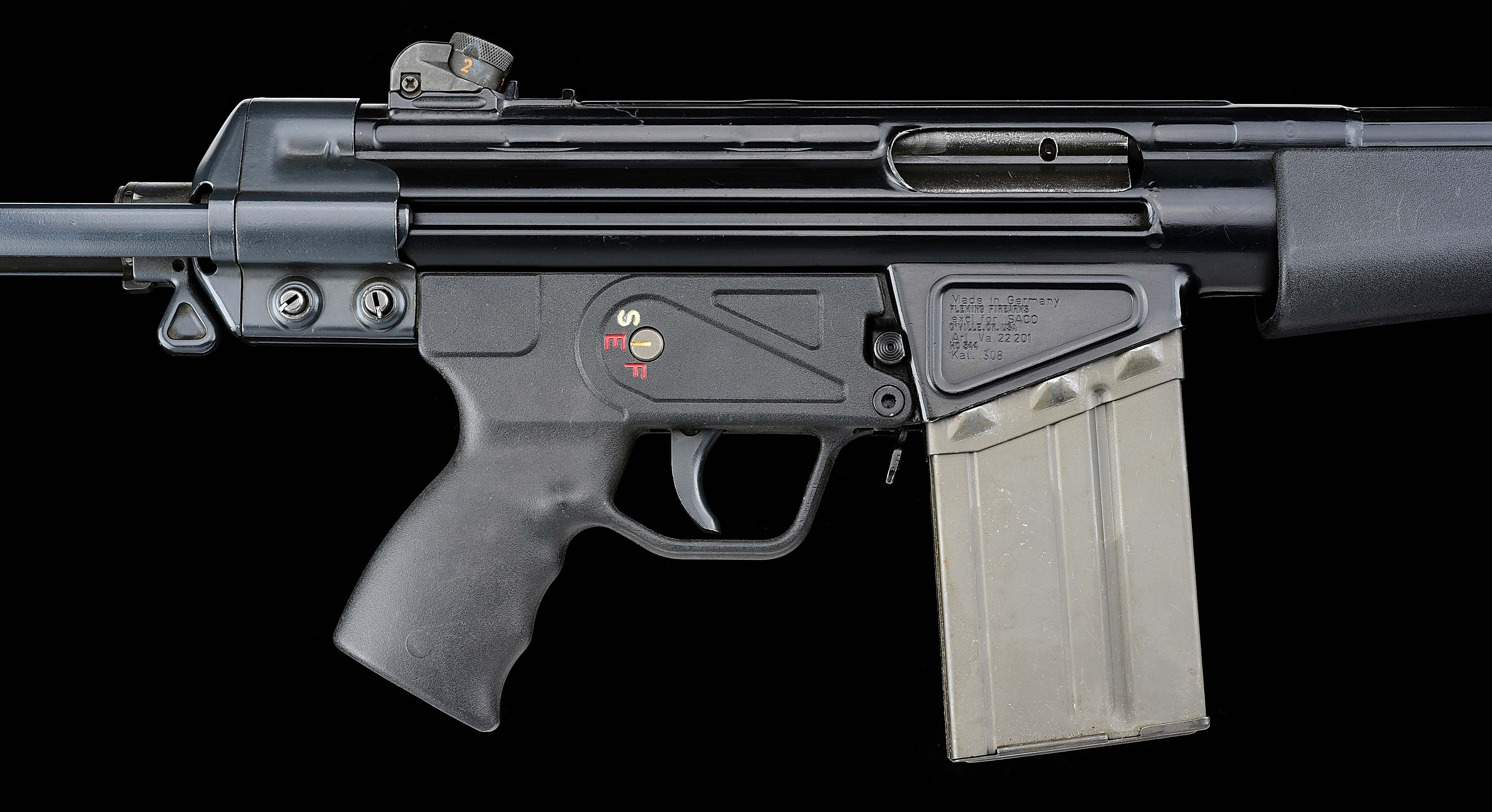 (N) FLEMING FIREARMS AUTO SEAR IN HECKLER & KOCH MODEL 51 MACHINE GUN