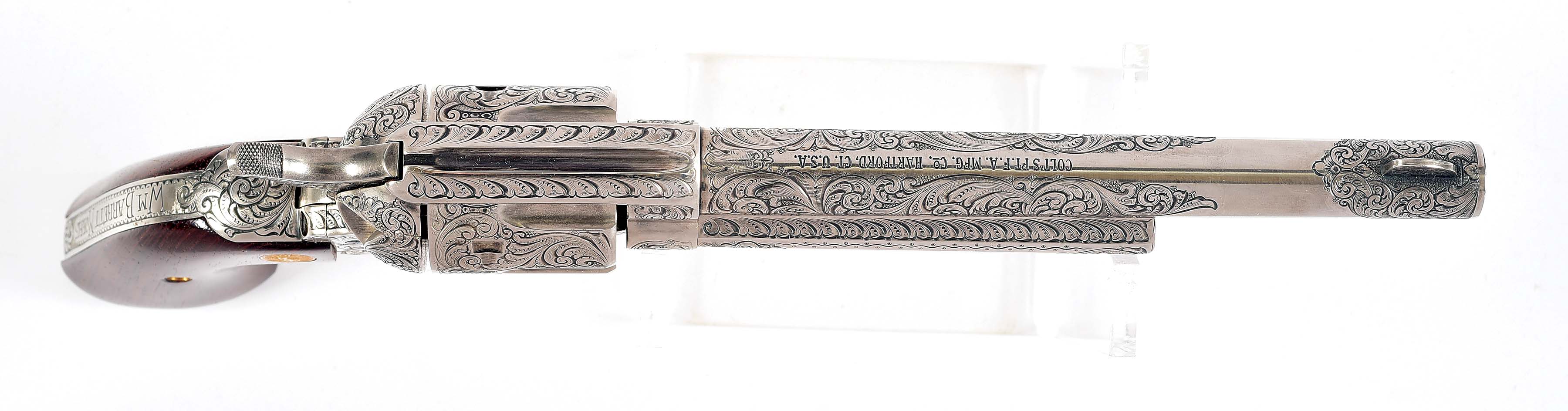 (M) CUSTOM THIRD GENERATION COLT SINGLE ACTION ARMY REVOLVER ENGRAVED