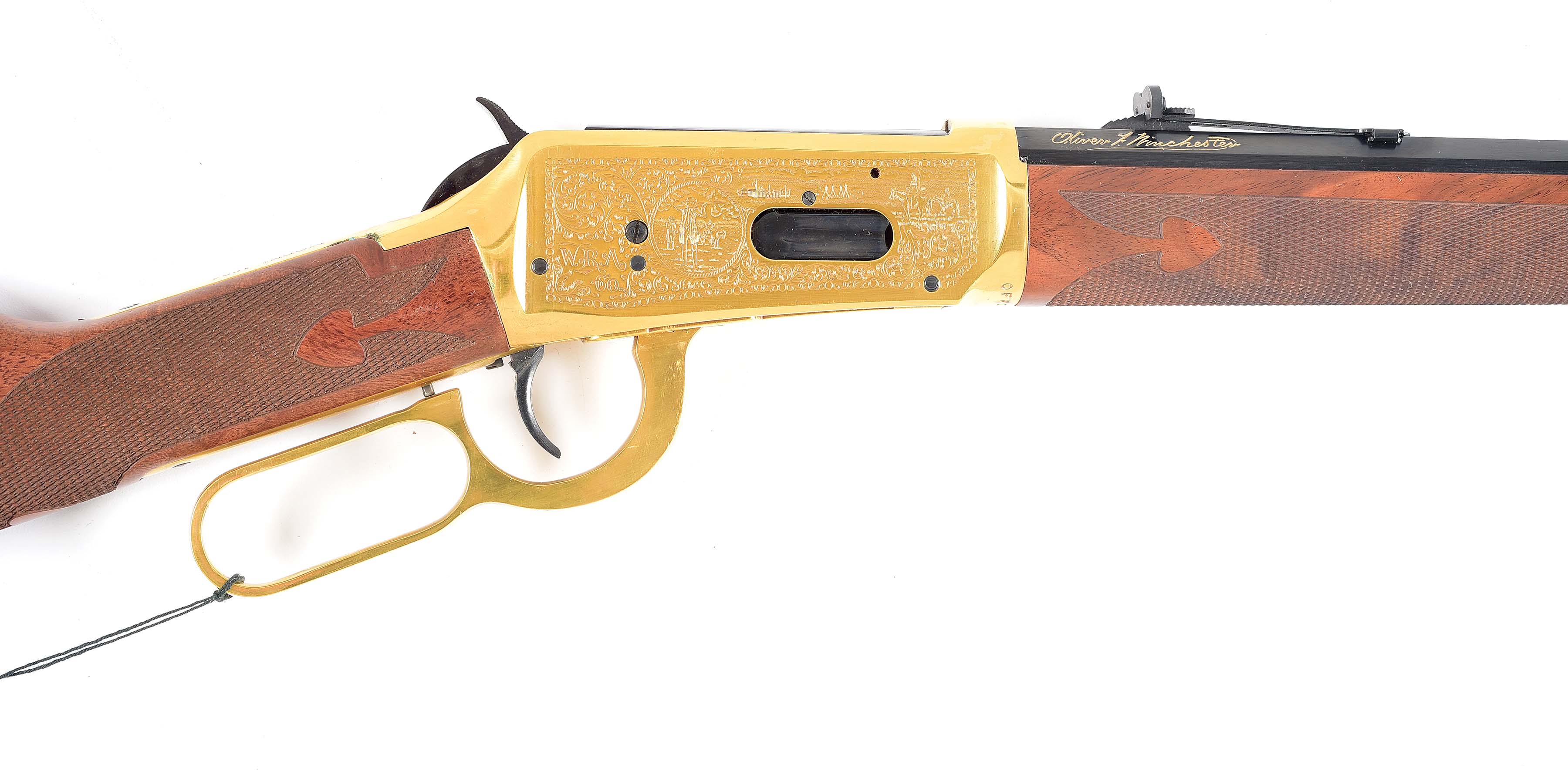 (C) WINCHESTER MODEL 94 OLIVER WINCHESTER COMMEMORATIVE LEVER ACTION