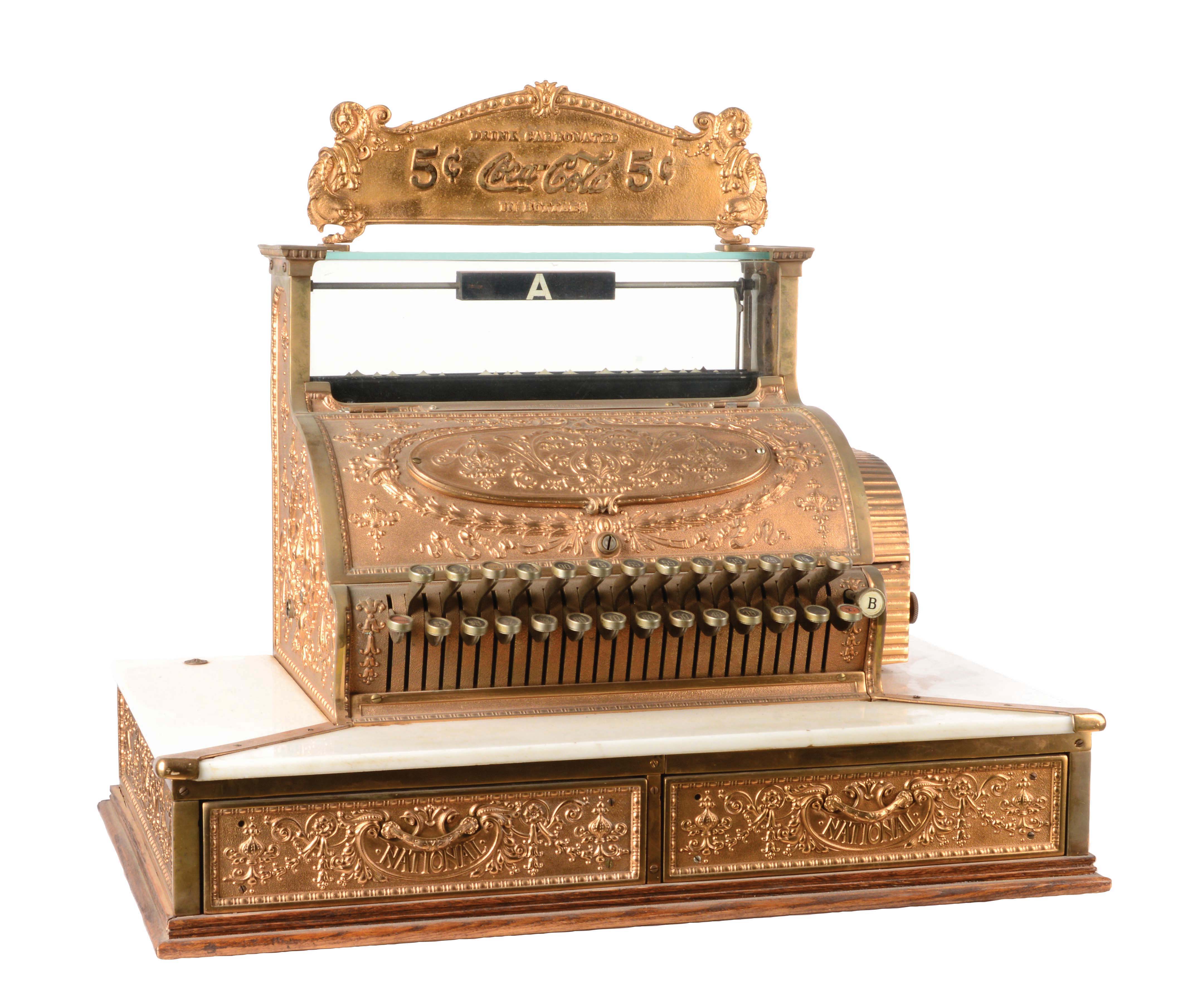 Lot Detail NATIONAL CASH REGISTER MODEL 39 1/2 SERIAL NUMBER 506530.