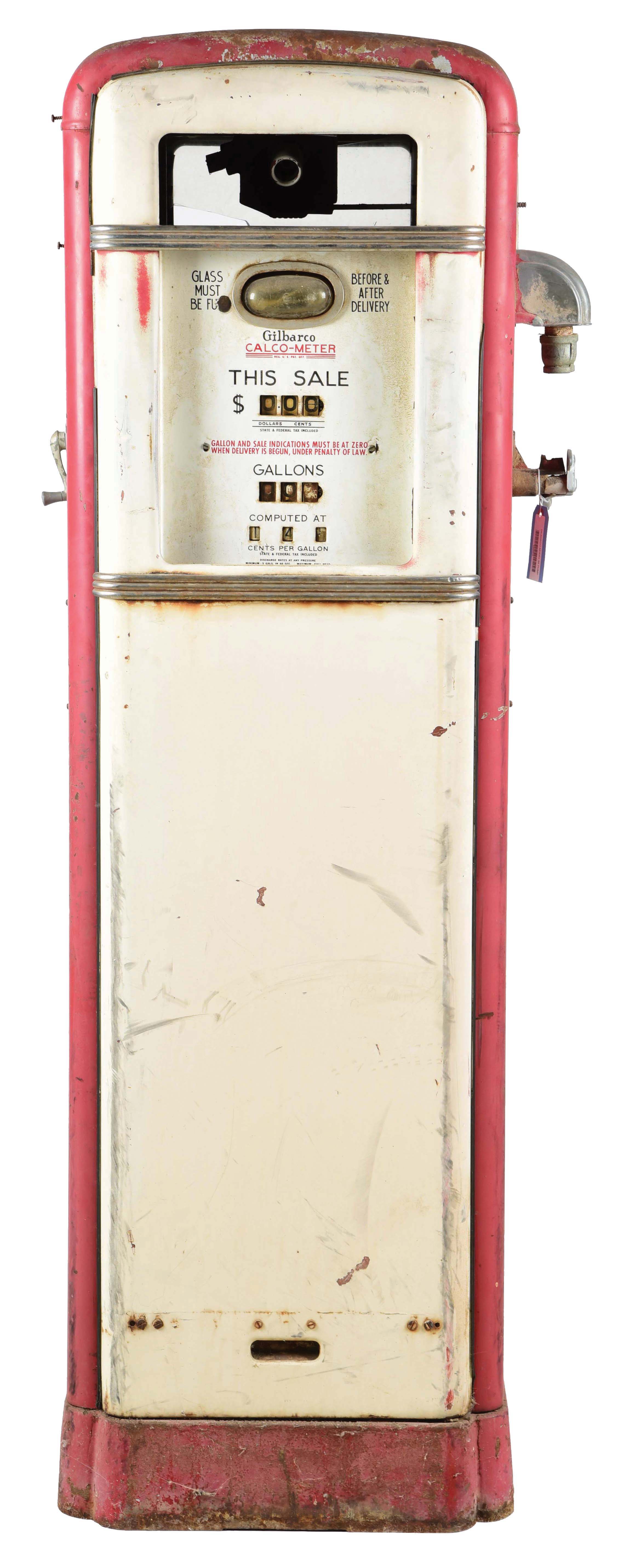 Lot Detail GILBARCO MODEL 96 COMPUTING GAS PUMP.