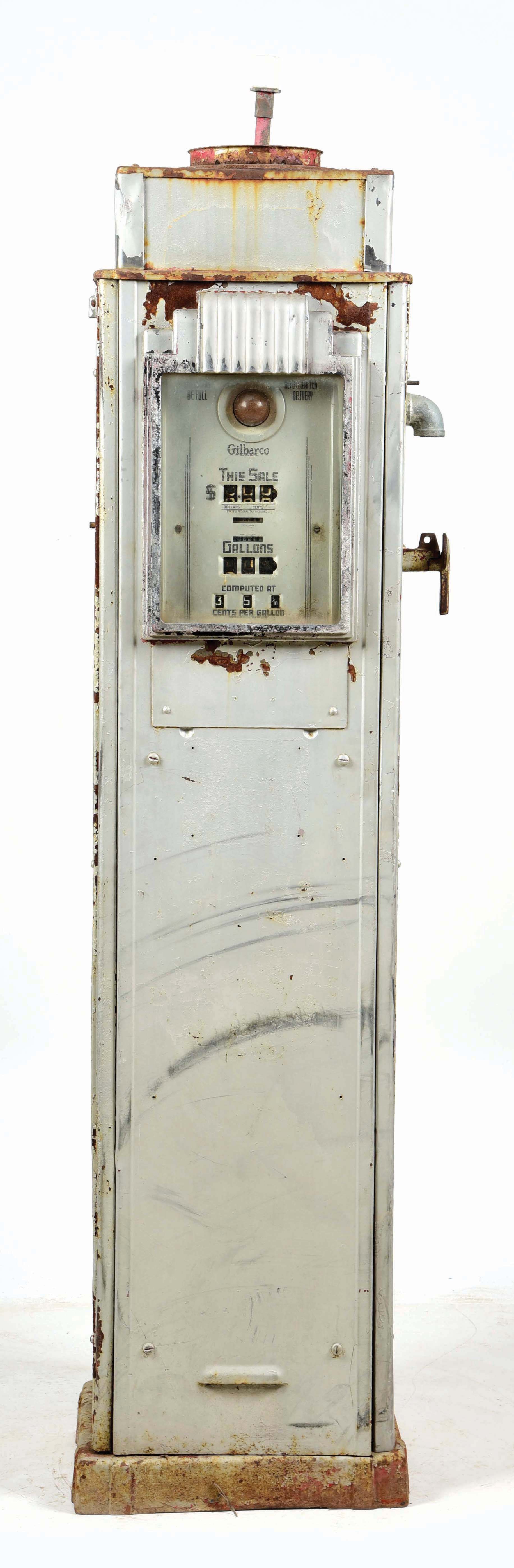 Lot Detail GILBARCO MODEL 86 ORIGINAL GAS PUMP.