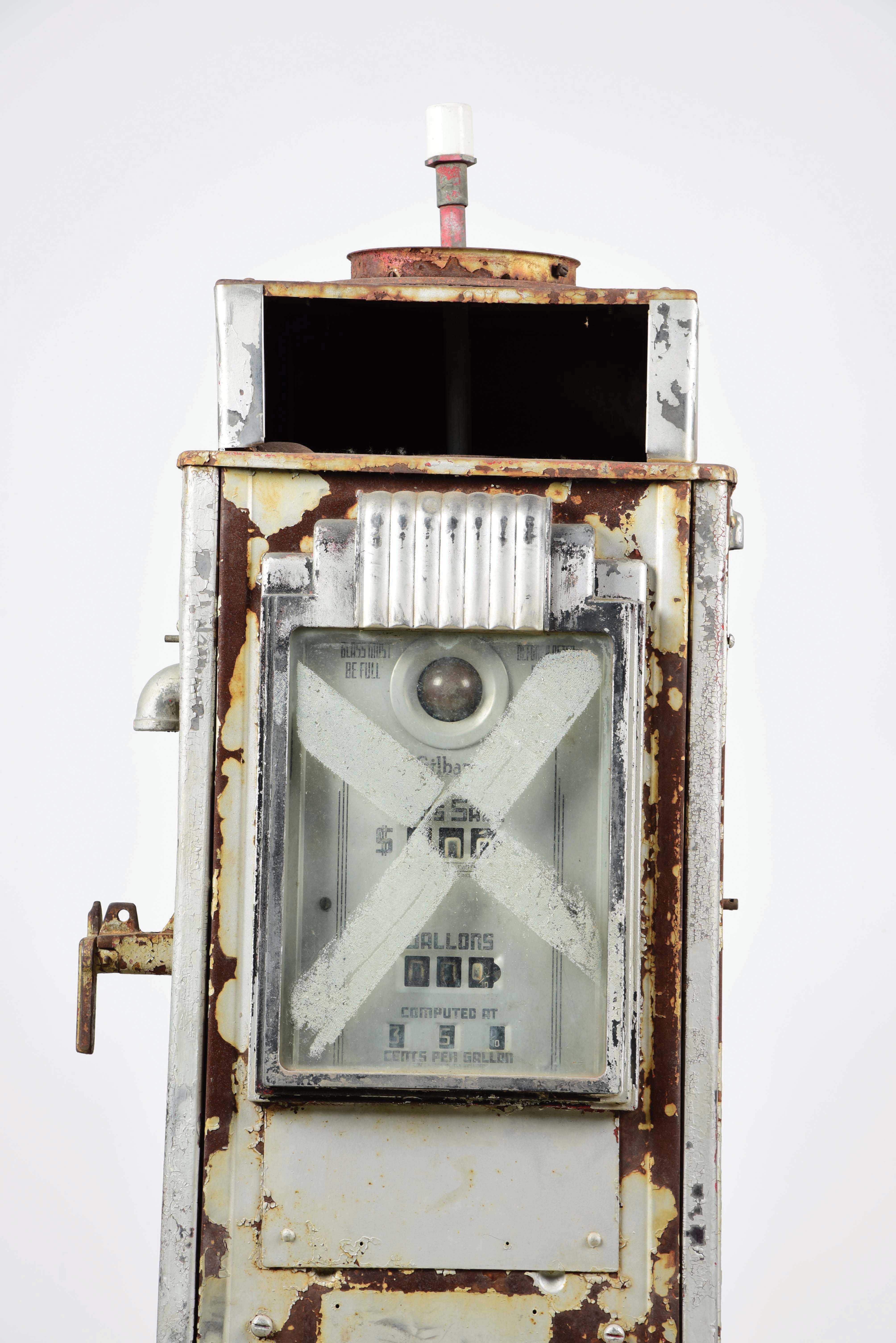 Lot Detail GILBARCO MODEL 86 ORIGINAL GAS PUMP.