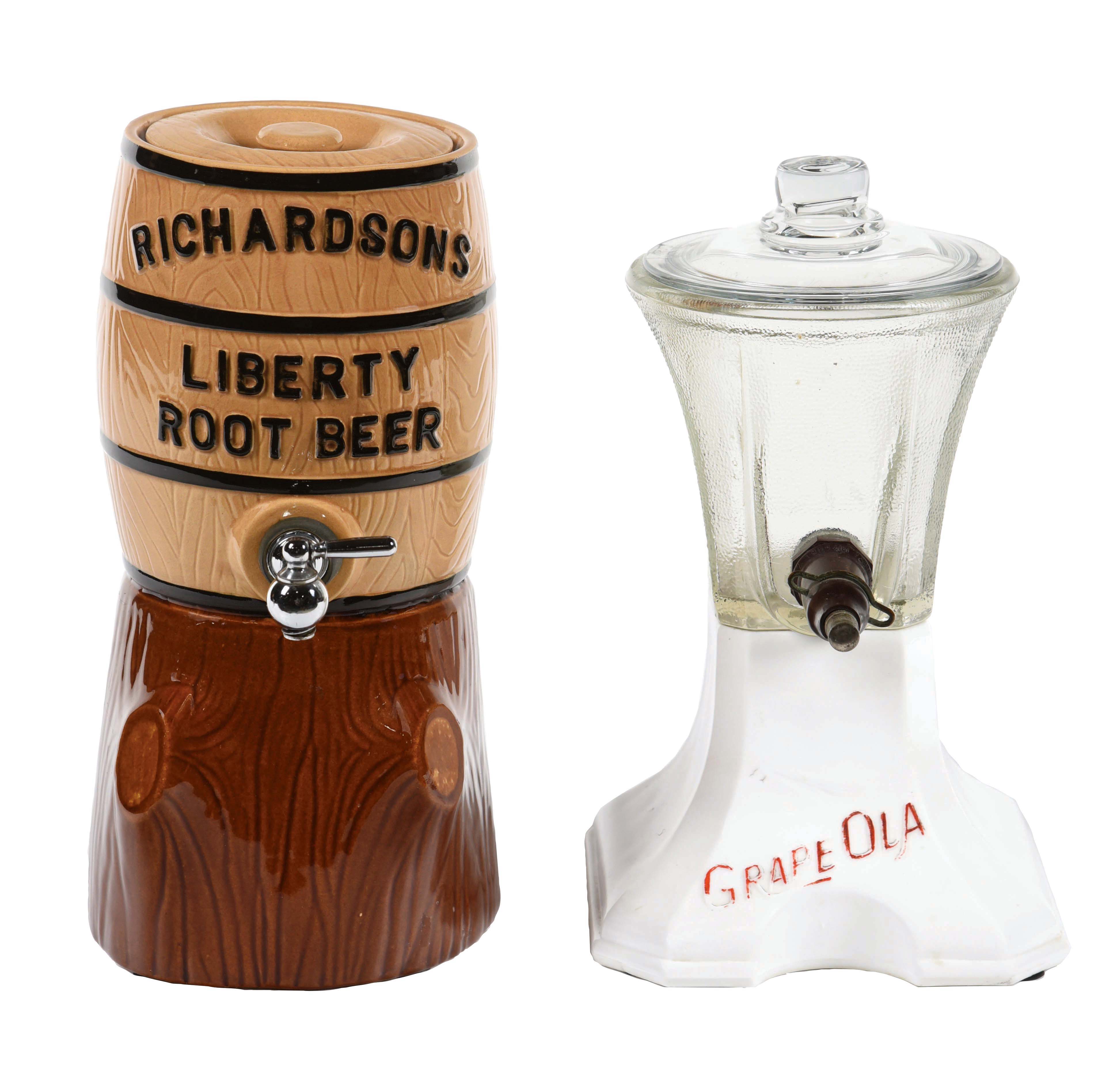 Lot Detail LOT OF 2 SODA FOUNTAIN SYRUP DISPENSERS.