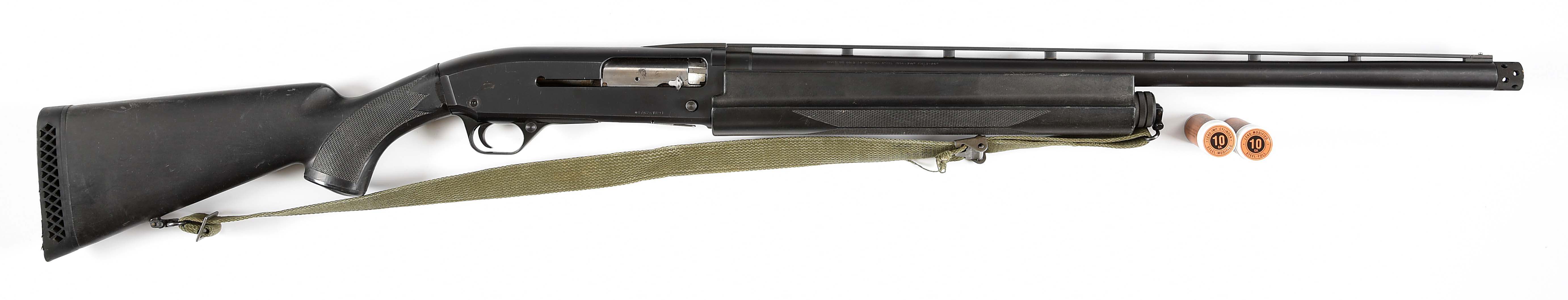 Lot Detail (M) BROWNING INVECTOR GOLD SEMI AUTOMATIC 10 GAUGE SHOTGUN.