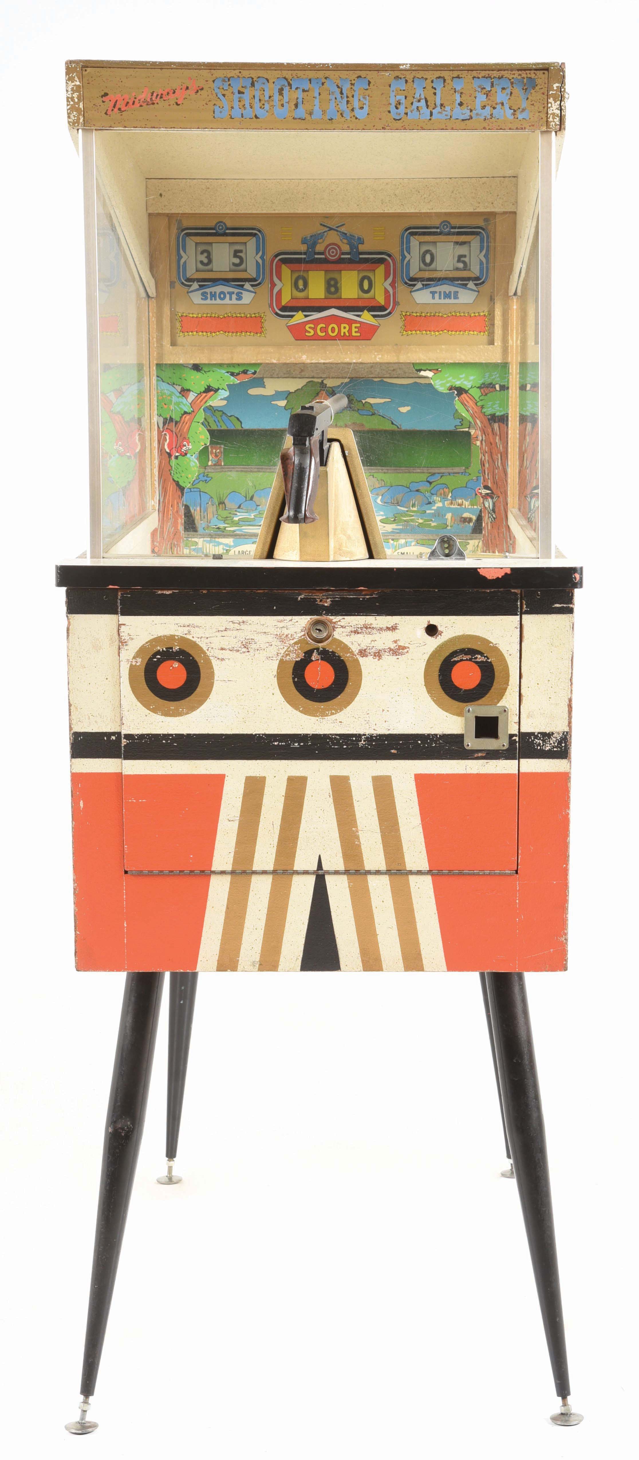 Lot Detail MIDWAY SHOOTING GALLERY ARCADE GAME.