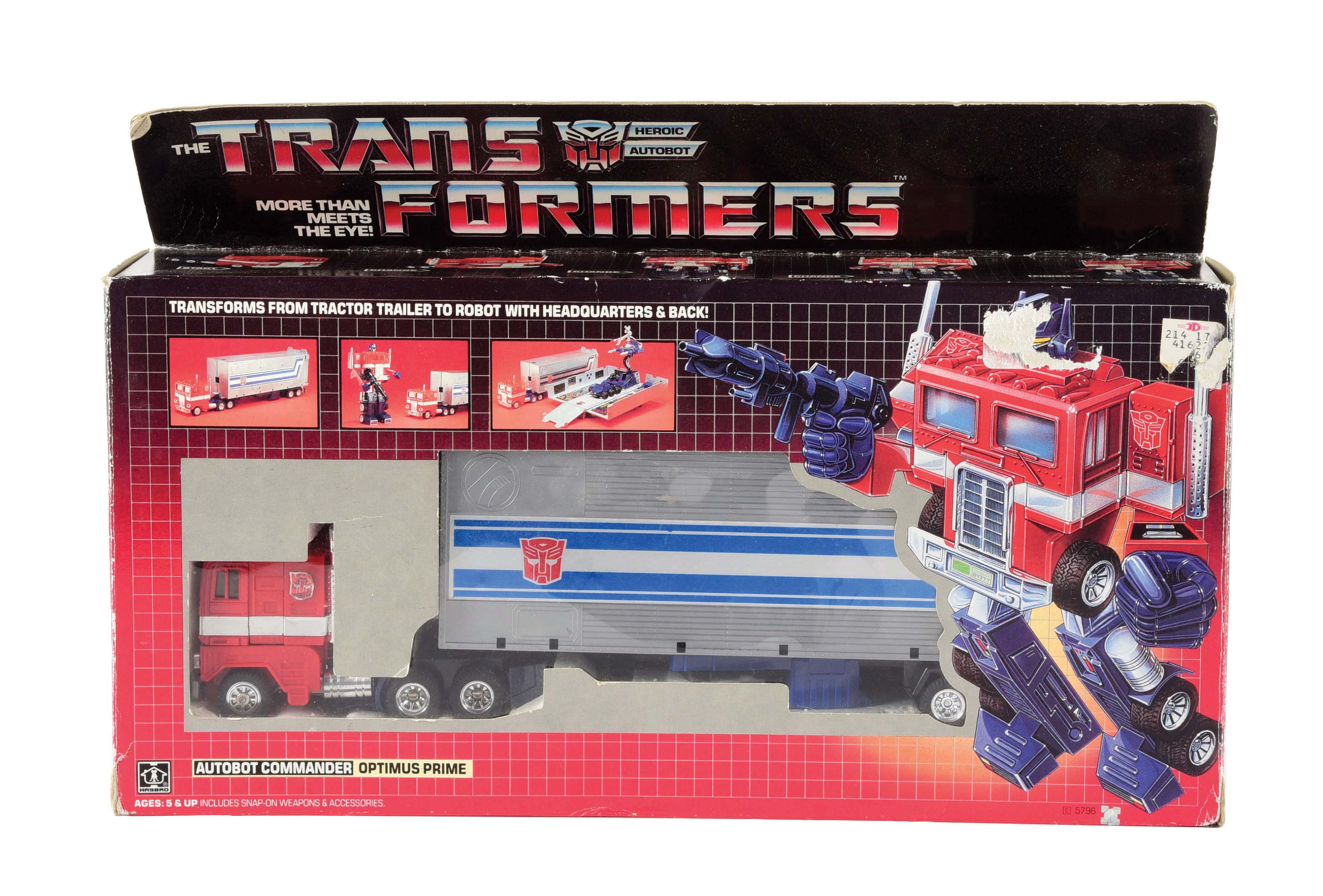 Lot Detail TRANSFORMER AUTOBOT COMMANDER OPTIMUS PRIME.
