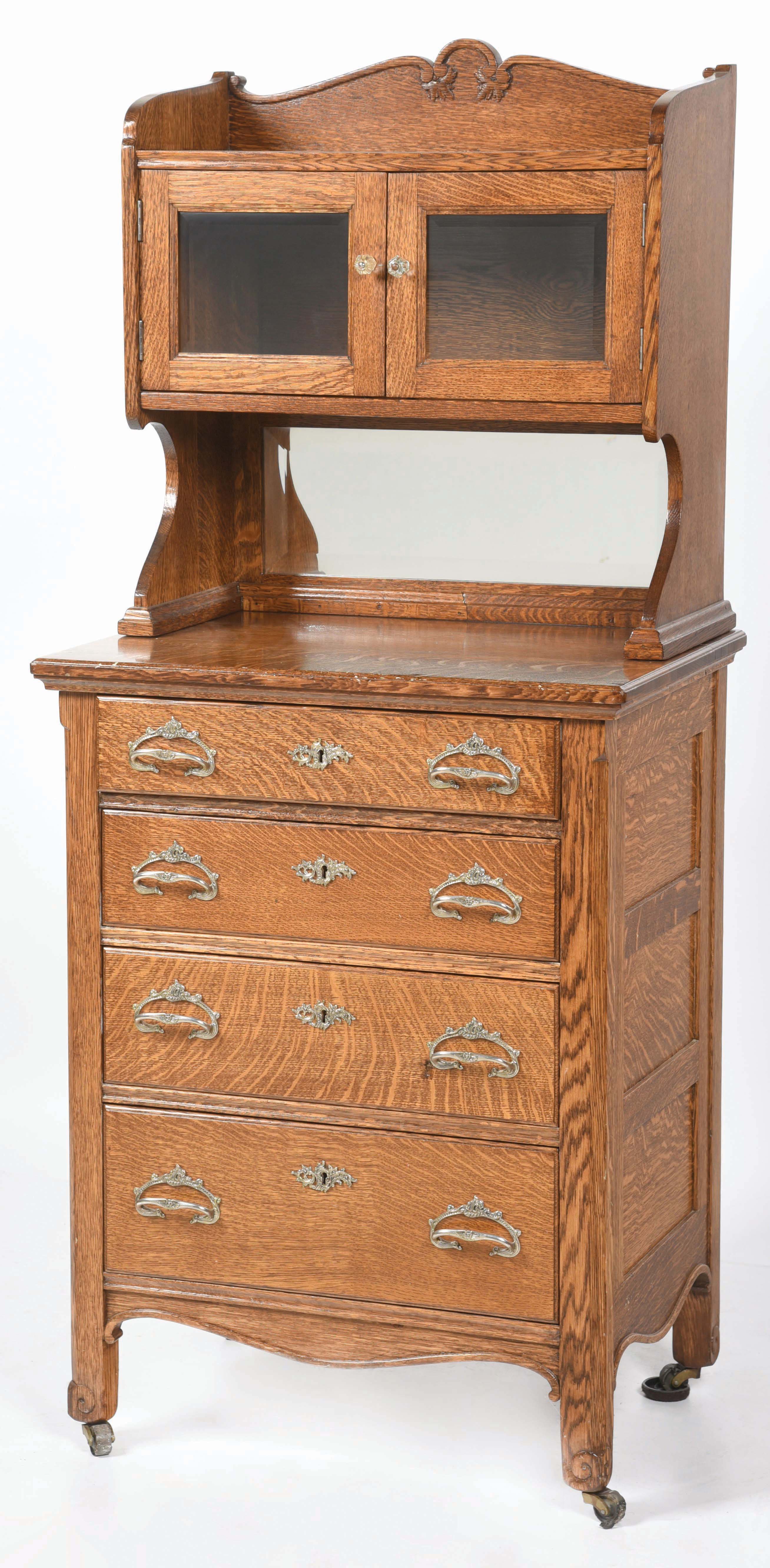 Lot Detail BEAUTIFUL FOURDRAWER BARBER SHOP