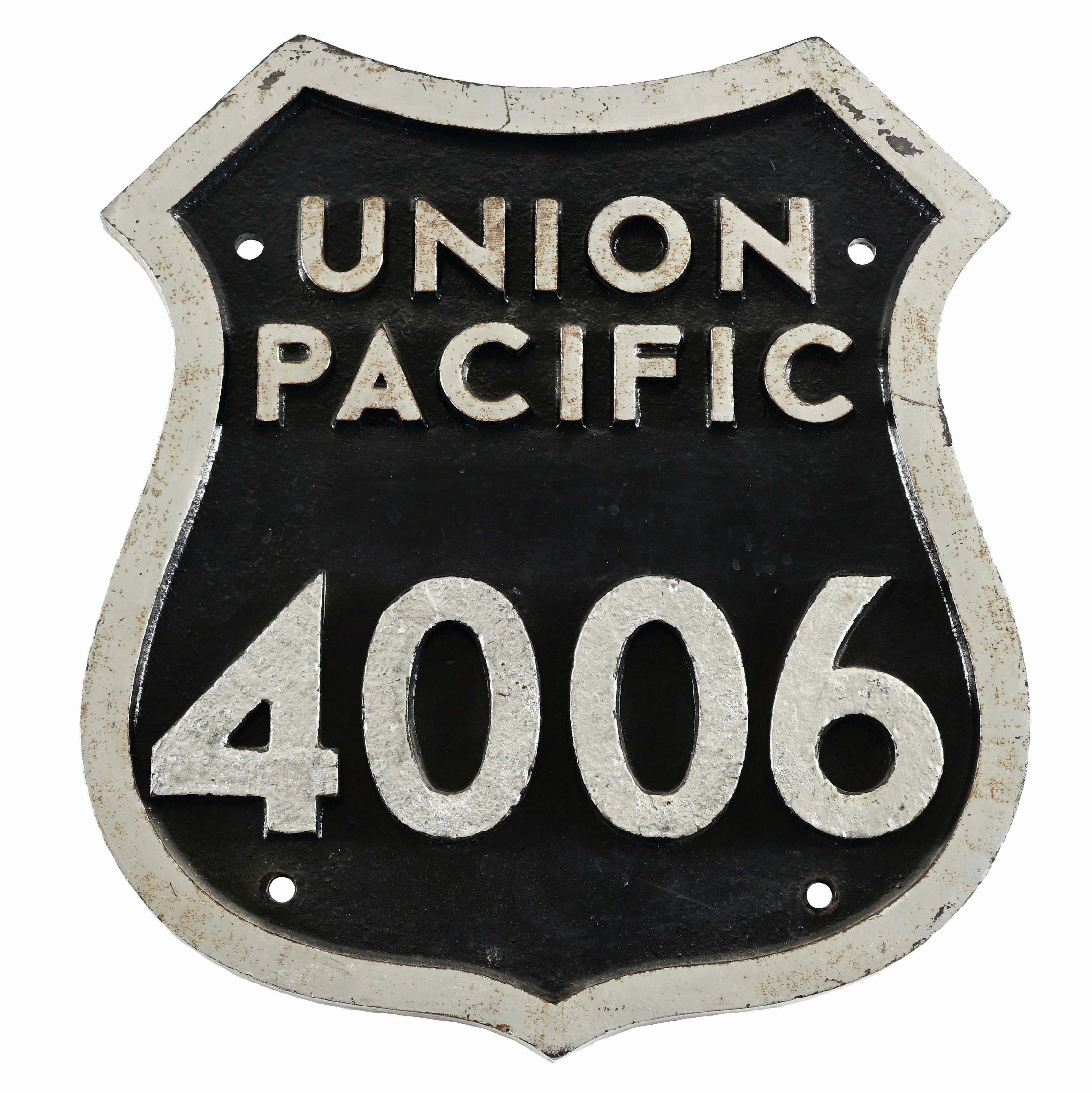 Lot Detail UNION PACIFIC "BIG BOY" NUMBER SHIELD.