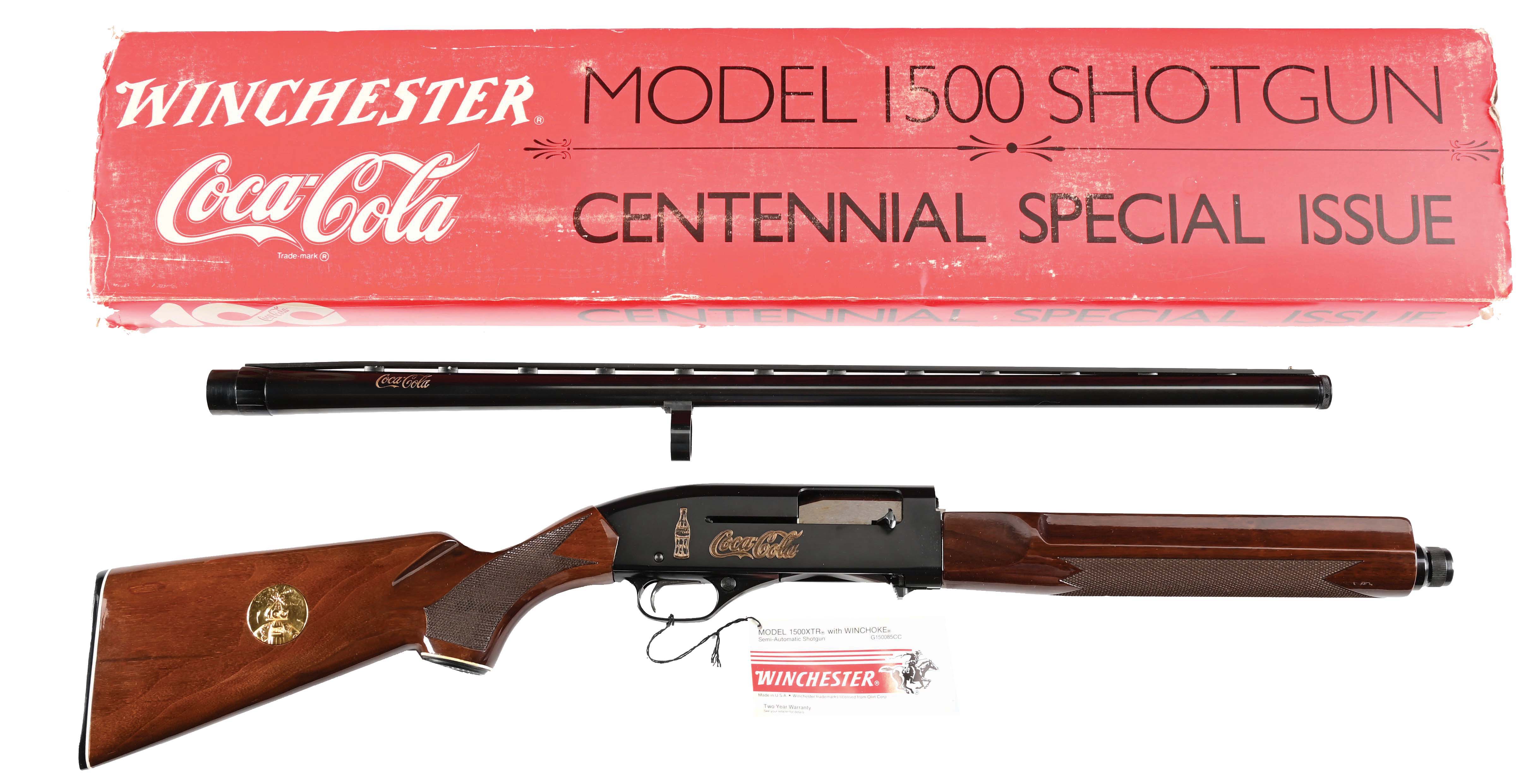Lot Detail (M) COCACOLA CENTENNIAL WINCHESTER MODEL 1500 XTR SEMI