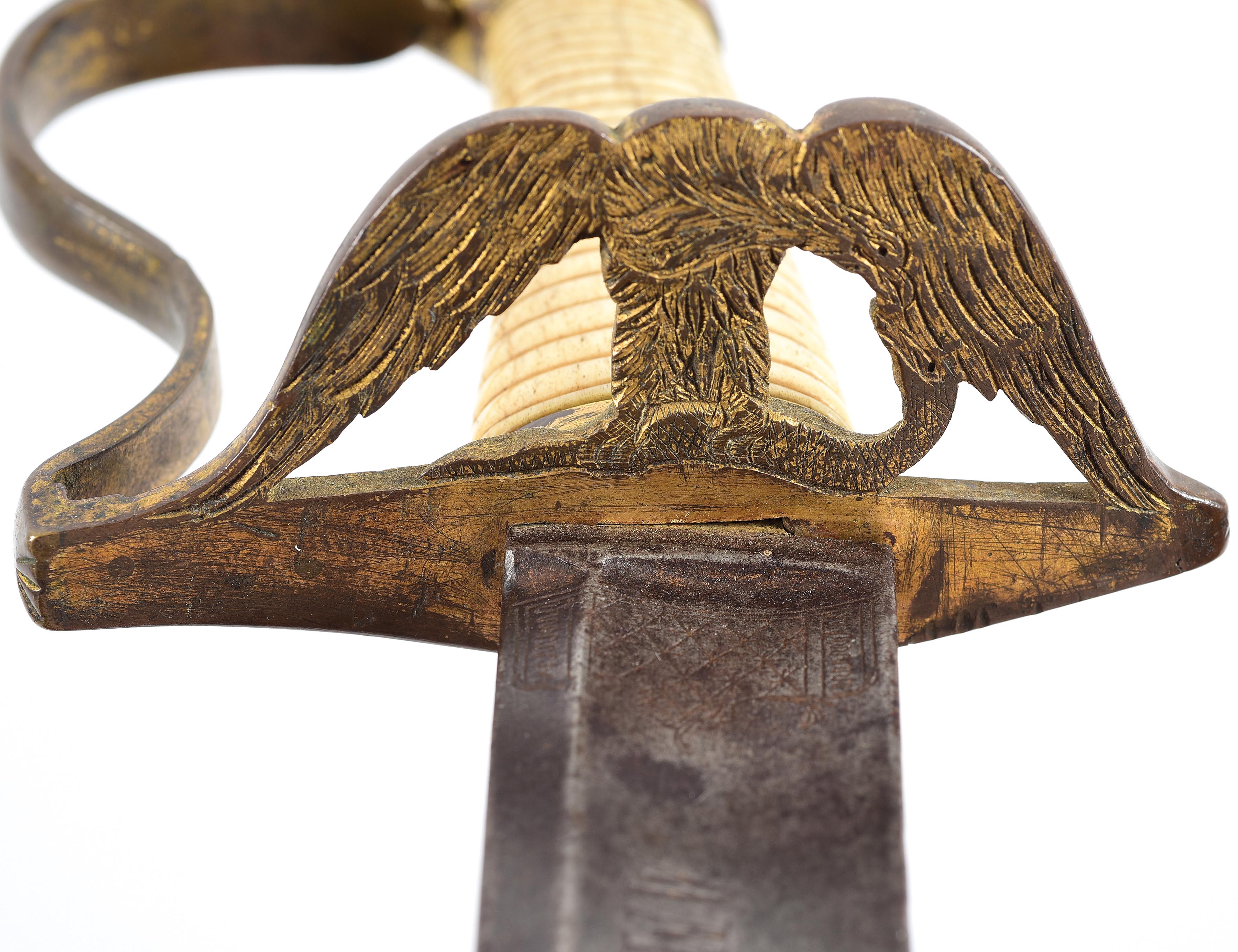 Lot Detail STANDISH BARRY MARKED EAGLE HEAD SWORD WITH AMERICAN LIGHT