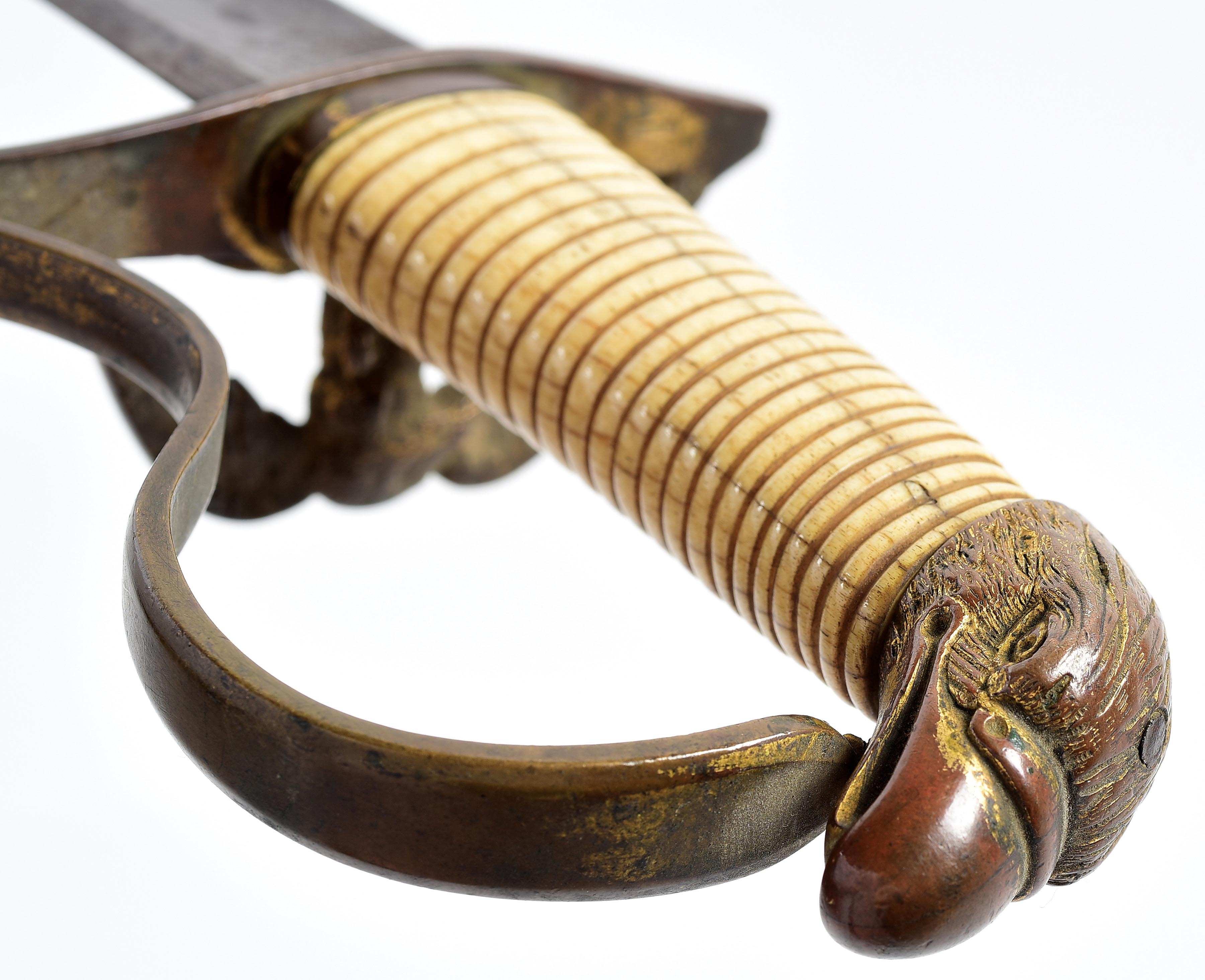 Lot Detail STANDISH BARRY MARKED EAGLE HEAD SWORD WITH AMERICAN LIGHT