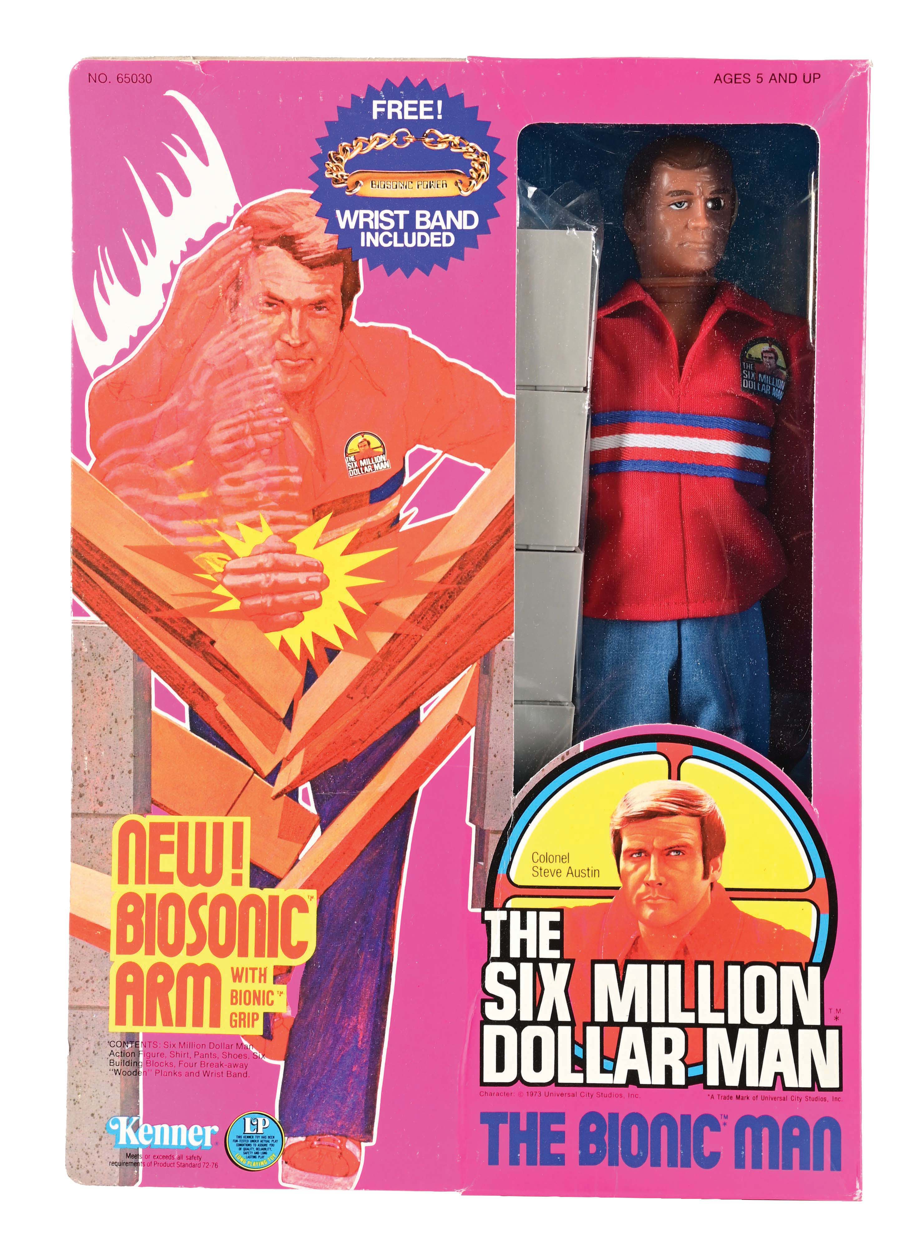Lot Detail KENNER SIX MILLION DOLLAR MAN FIGURE IN ORIGINAL BOX.
