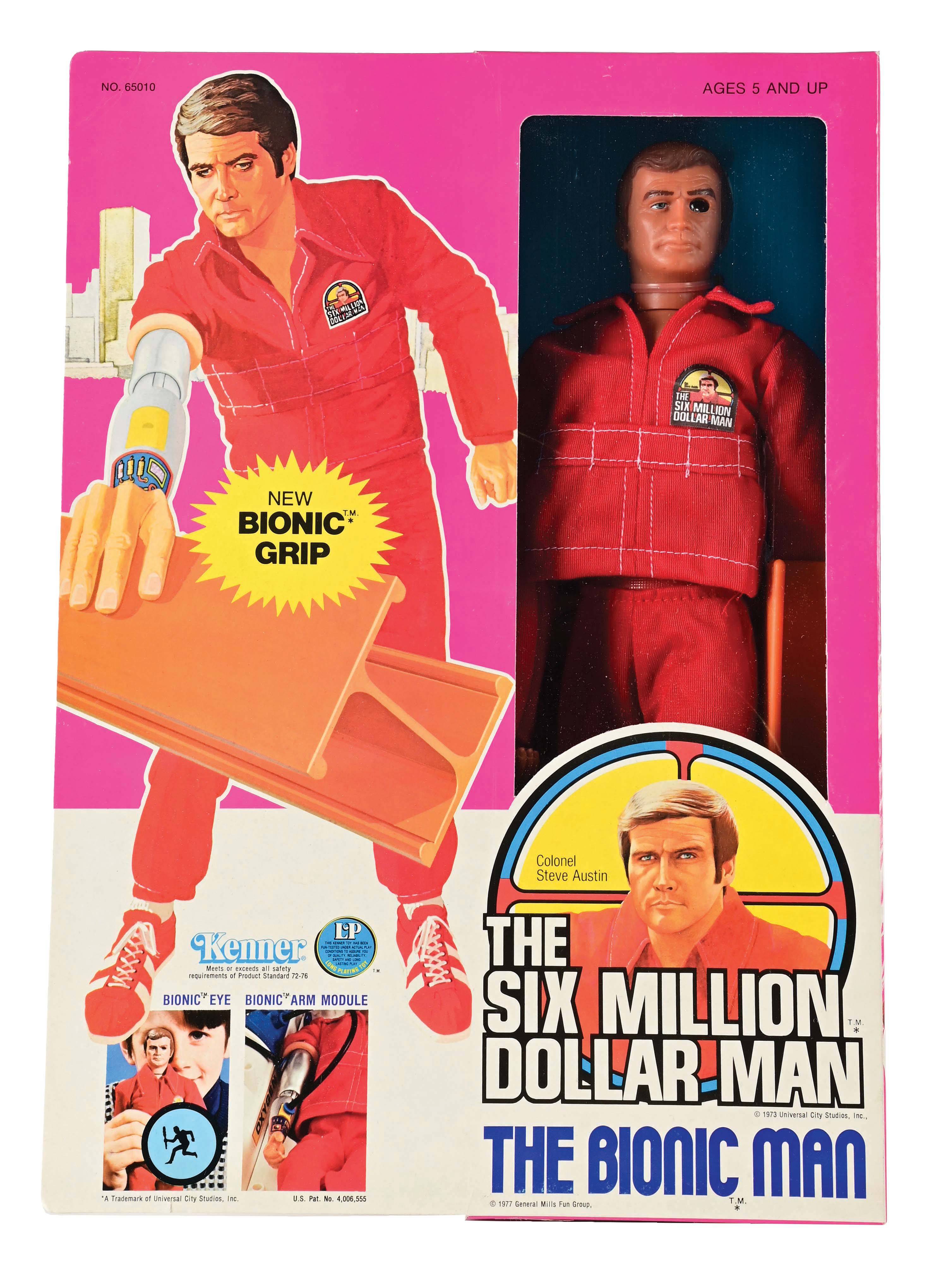Lot Detail KENNER SIX MILLION DOLLAR MAN FIGURE IN ORIGINAL BOX.