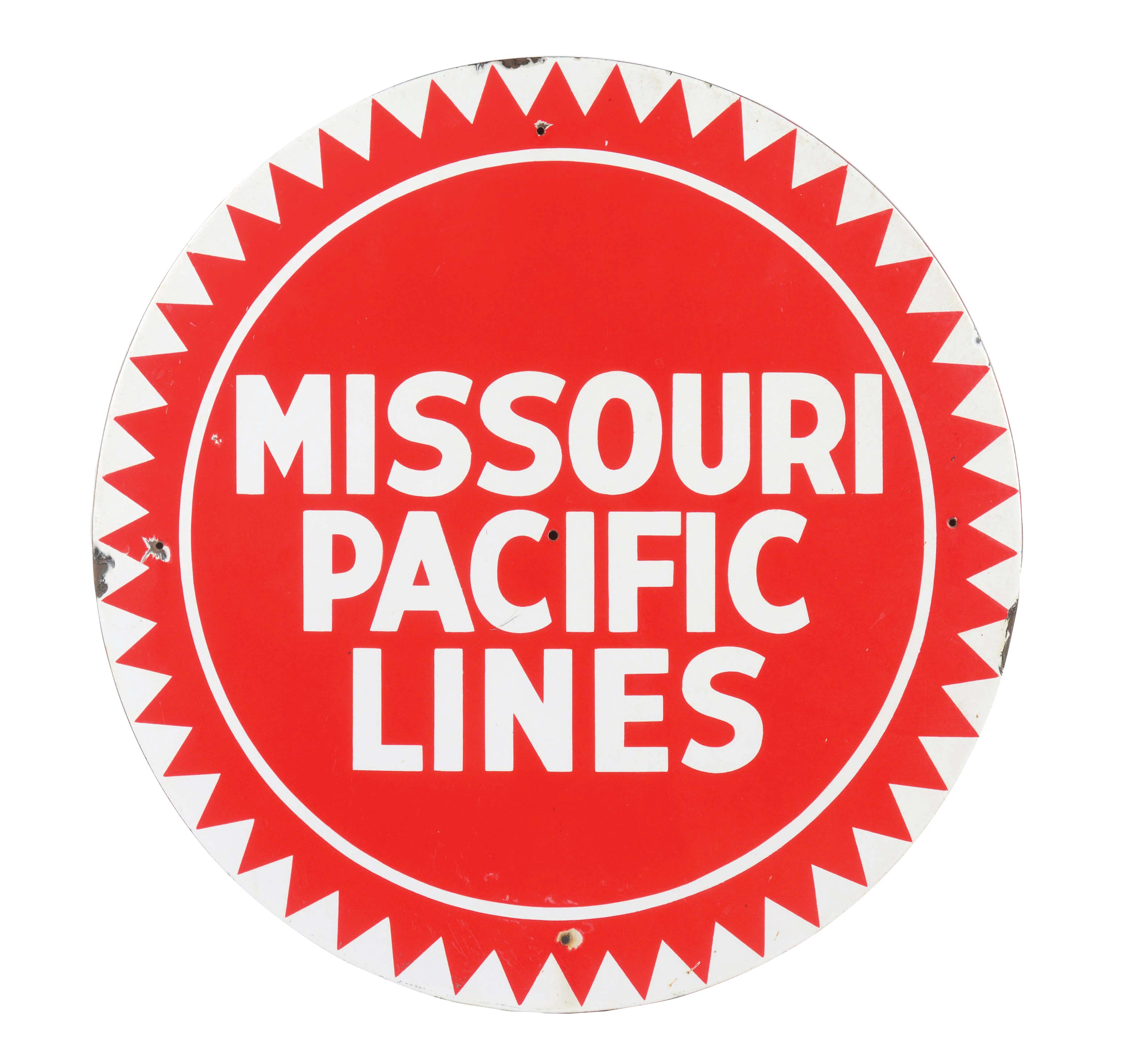 Lot Detail MISSOURI PACIFIC LINES SIGN.
