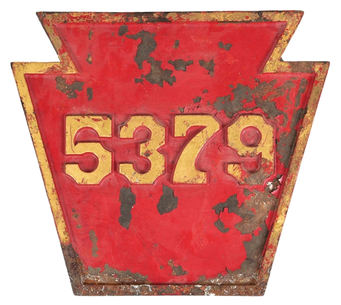 Lot Detail PRR NUMBER PLATE.
