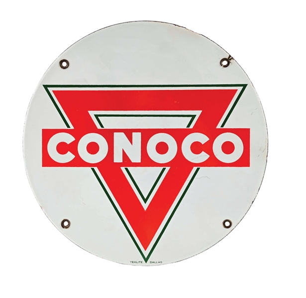Lot Detail CONOCO PORCELAIN SIGN.