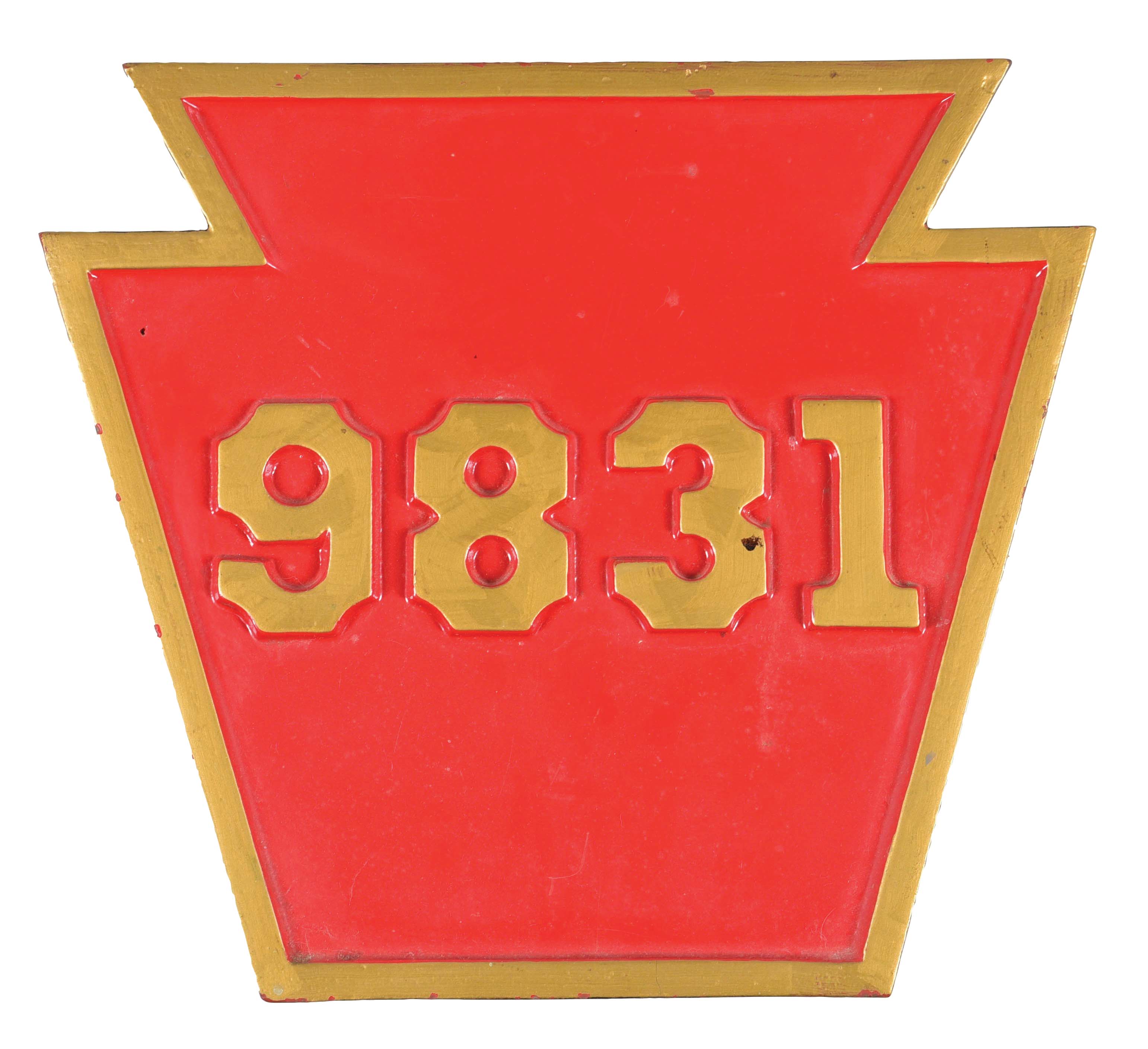 Lot Detail PRR STEAM NUMBER PLATE.