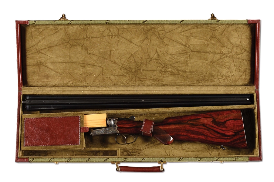 Lot Detail (C) A SCARCE PREWAR J. P. SAUER SIDE BY SIDE SHOTGUN WITH