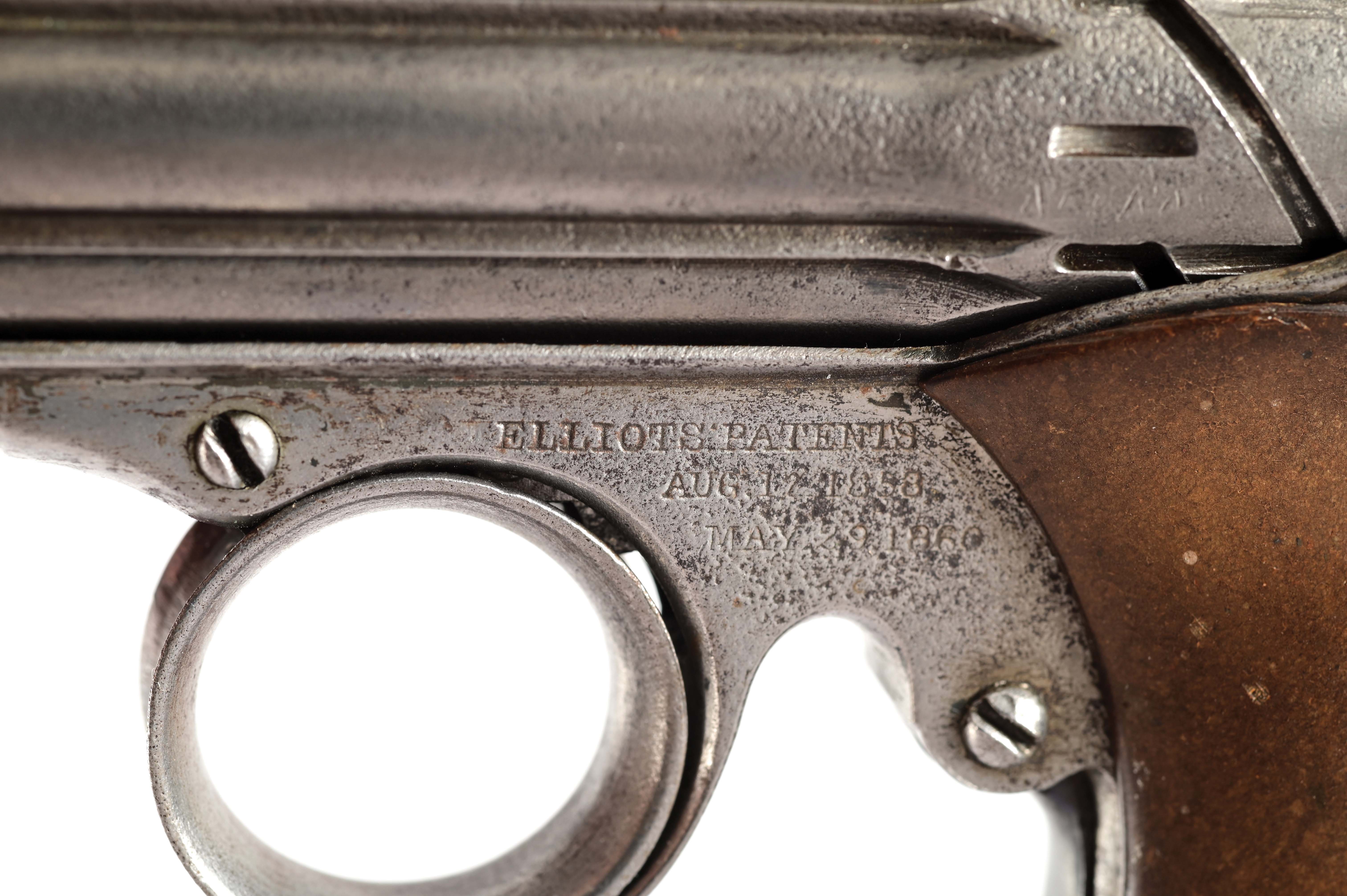 Lot Detail (A) RARE REMINGTON ZIGZAG PEPPERBOX DERRINGER.